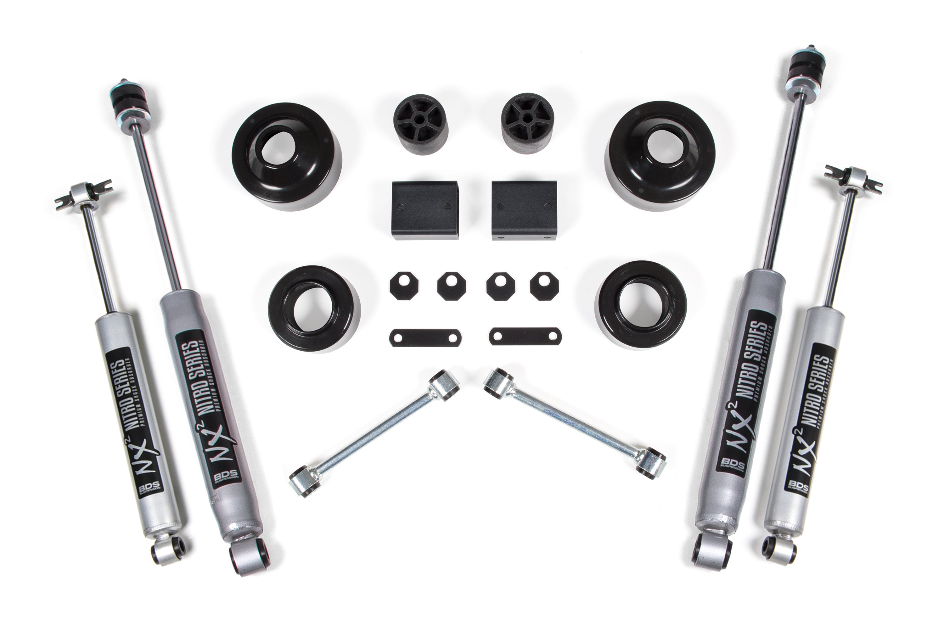 2 Inch Lift Kit | Coil Spacer | Jeep Wrangler JK (07-11) 2-Door -1