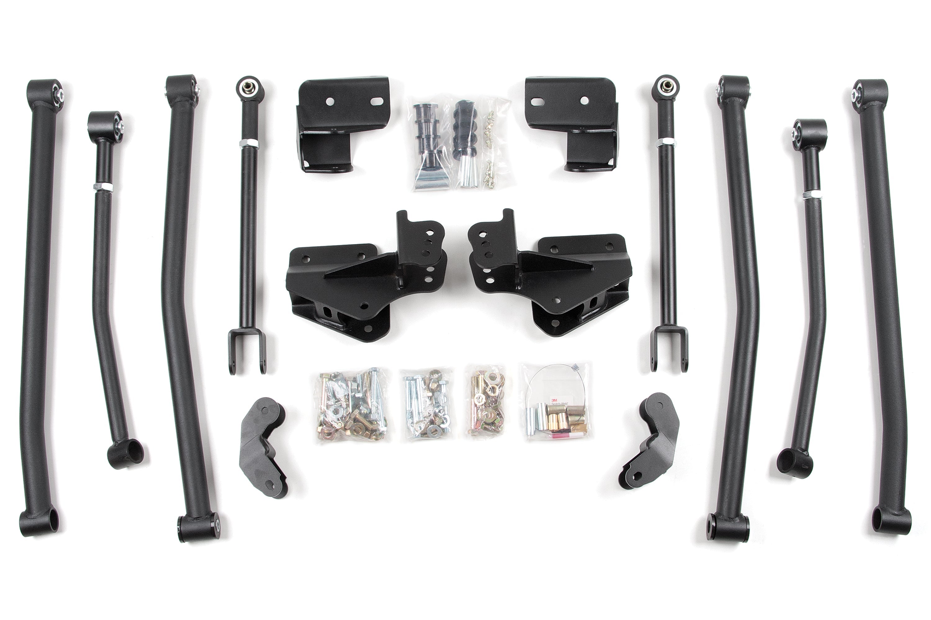 Long Arm Conversion Upgrade - Fits 4-6 Inch Lift | Jeep Wrangler JK (07-18) -1