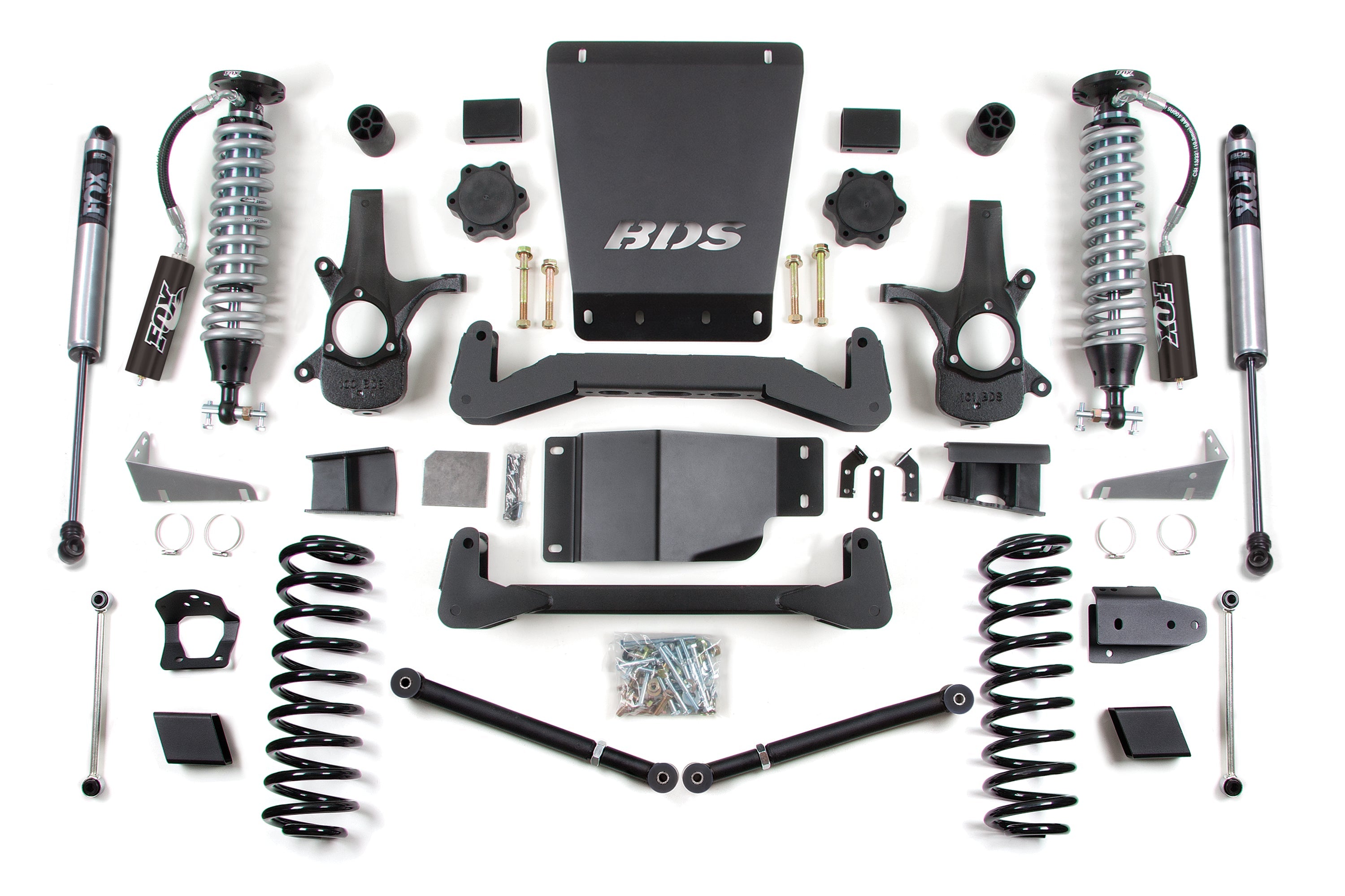 6 Inch Lift Kit | FOX 2.5 Coil-Over | Chevy/GMC Avalanche, Surburban, Tahoe, or Yukon 1500 (07-14) 4WD -1