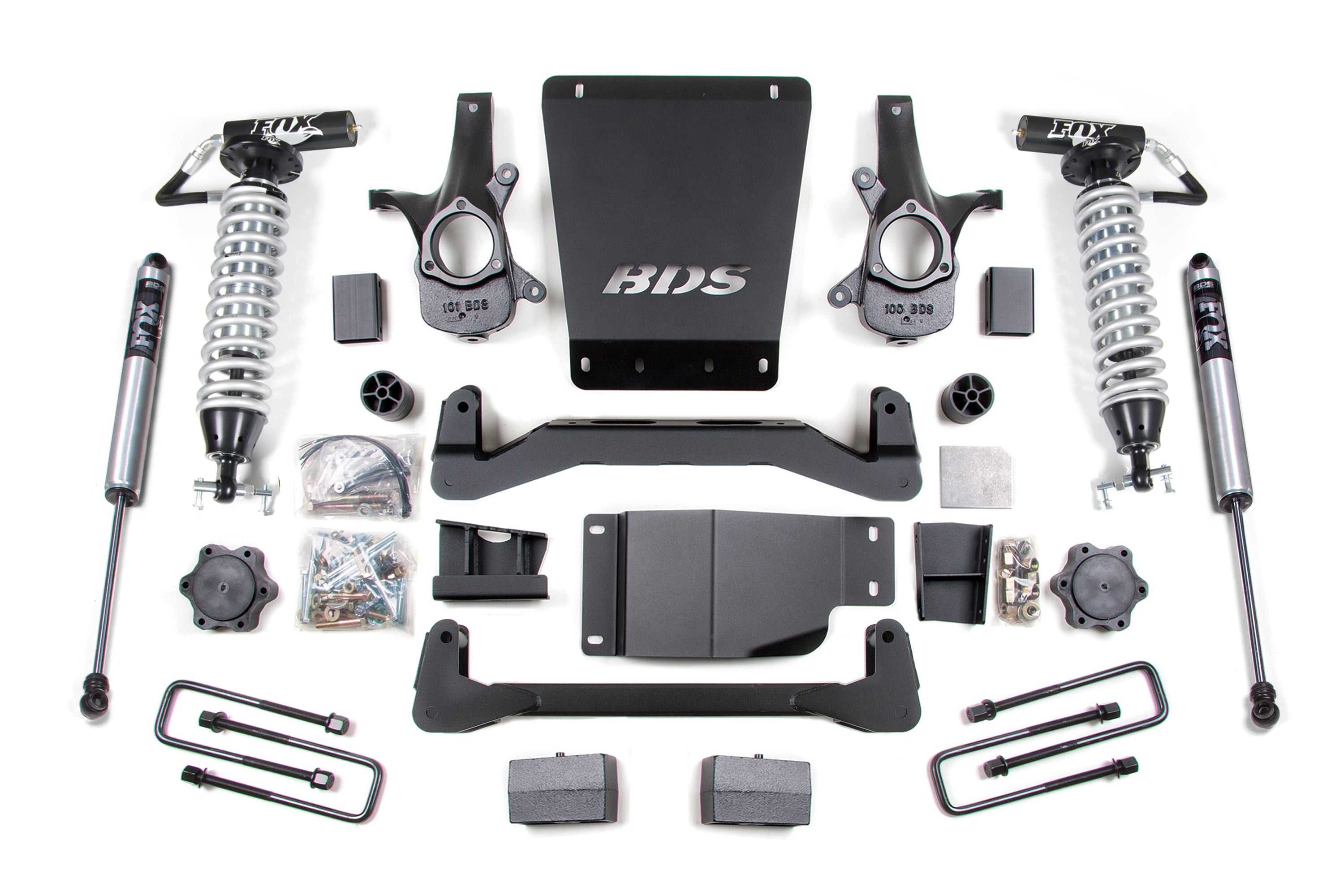 4 Inch Lift Kit | FOX 2.5 Coil-Over | Chevy Silverado or GMC Sierra 1500 (07-13) 4WD -1