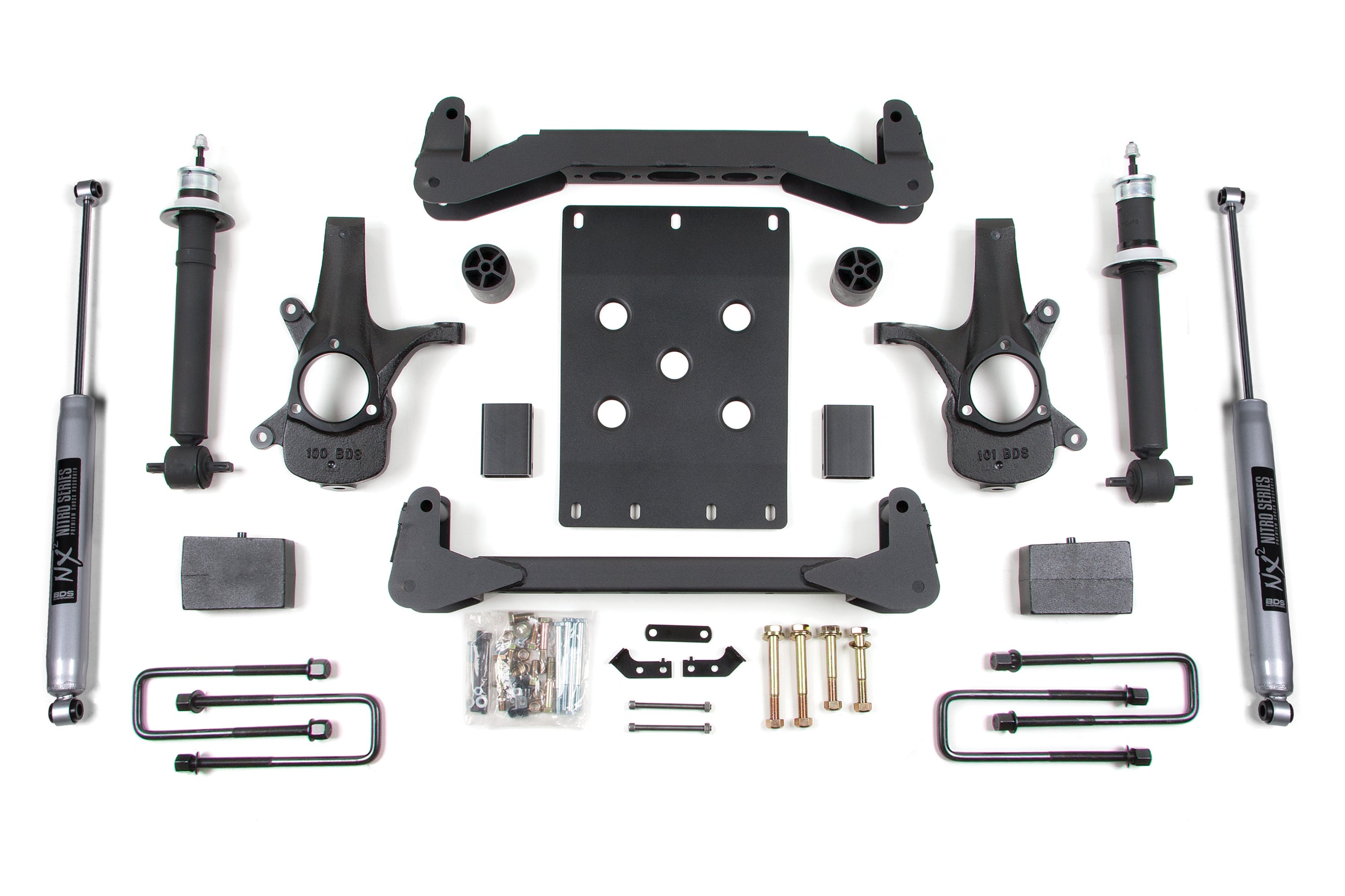 4 Inch Lift Kit | Chevy Silverado or GMC Sierra 1500 (07-13) 2WD -1