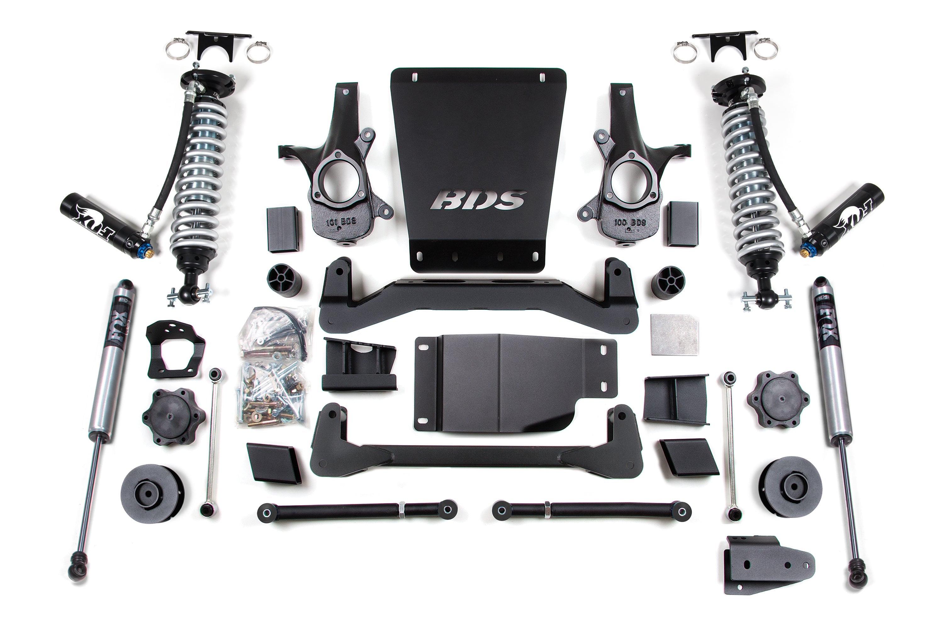 4 Inch Lift Kit | FOX 2.5 Coil-Over | Chevy/GMC Avalanche, Suburban, Tahoe, or Yukon 1500 (07-14) 4WD -2