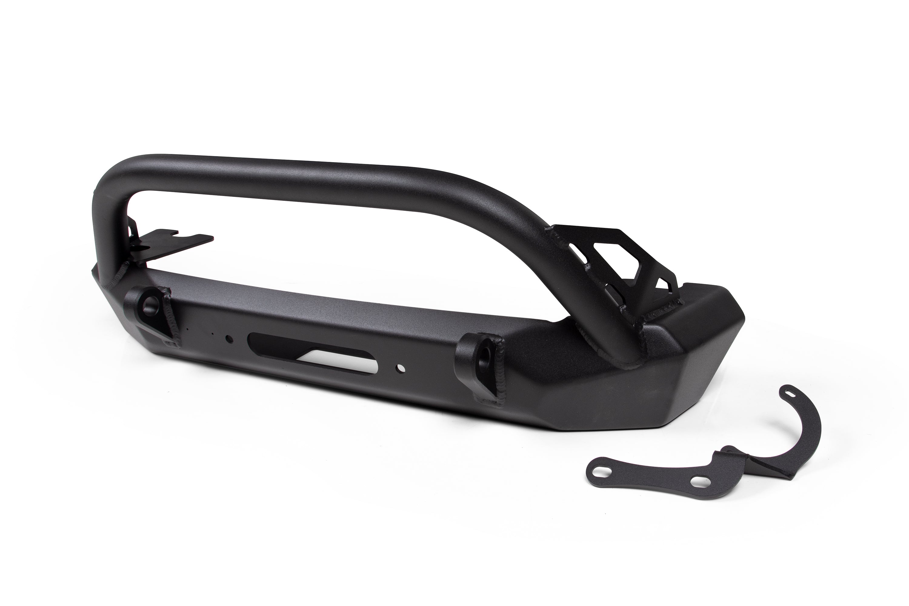 Inferno Front Winch Bumper with Flat Top Bull Bar | Jeep Wrangler JK -3