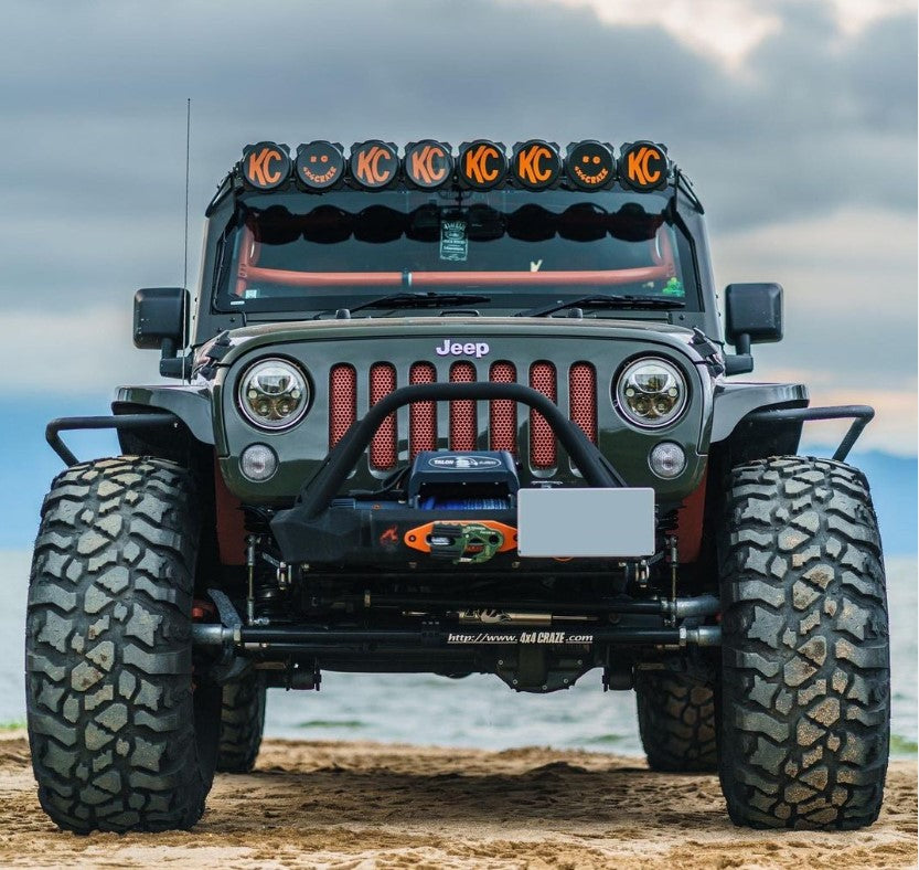 Inferno Front Winch Bumper with Flat Top Stinger | Jeep Wrangler JK -11