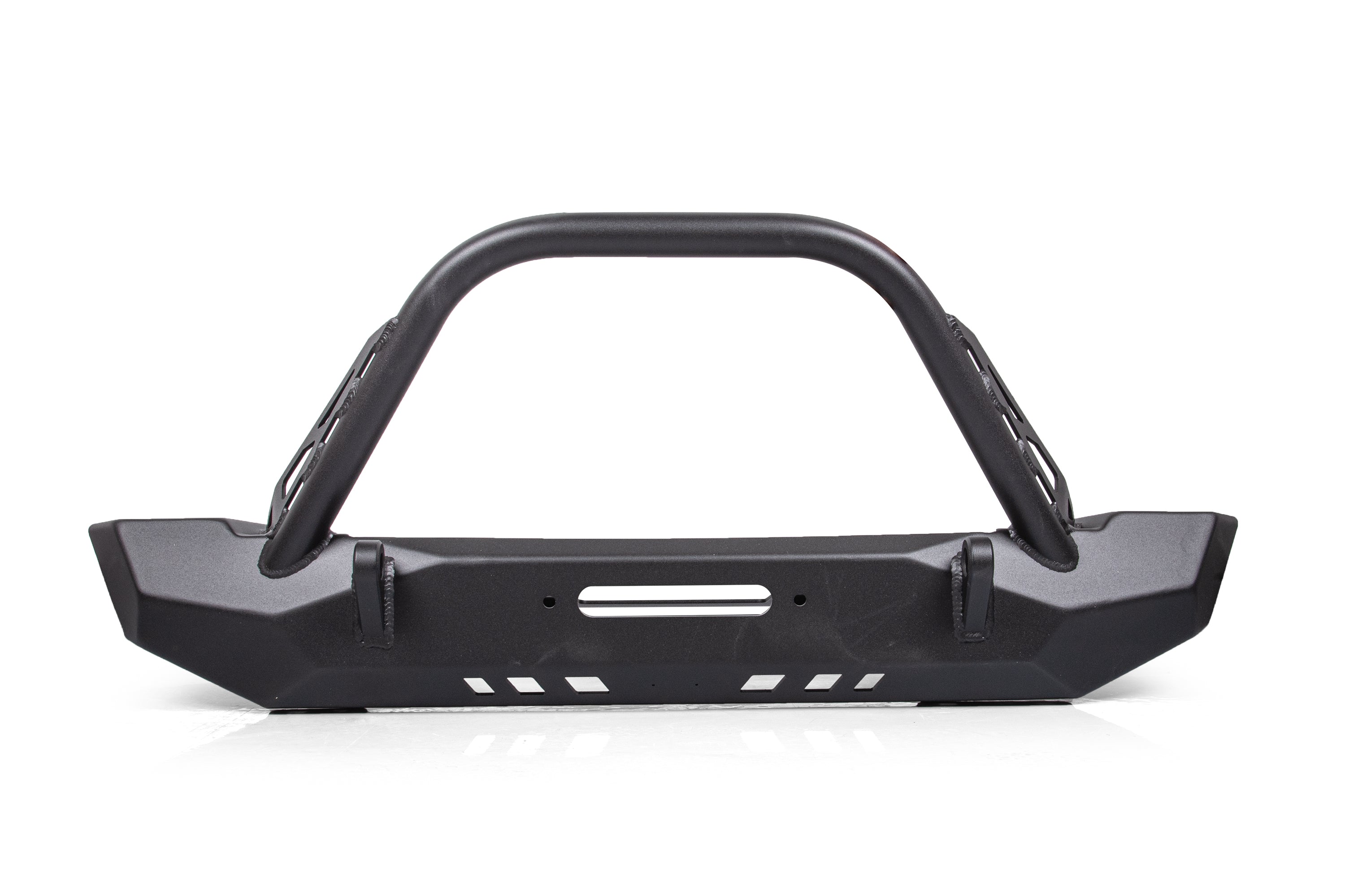 Pyro Mid-Width Front Bumper with Flat Top Stinger | Jeep Wrangler CJ/YJ/TJ -1