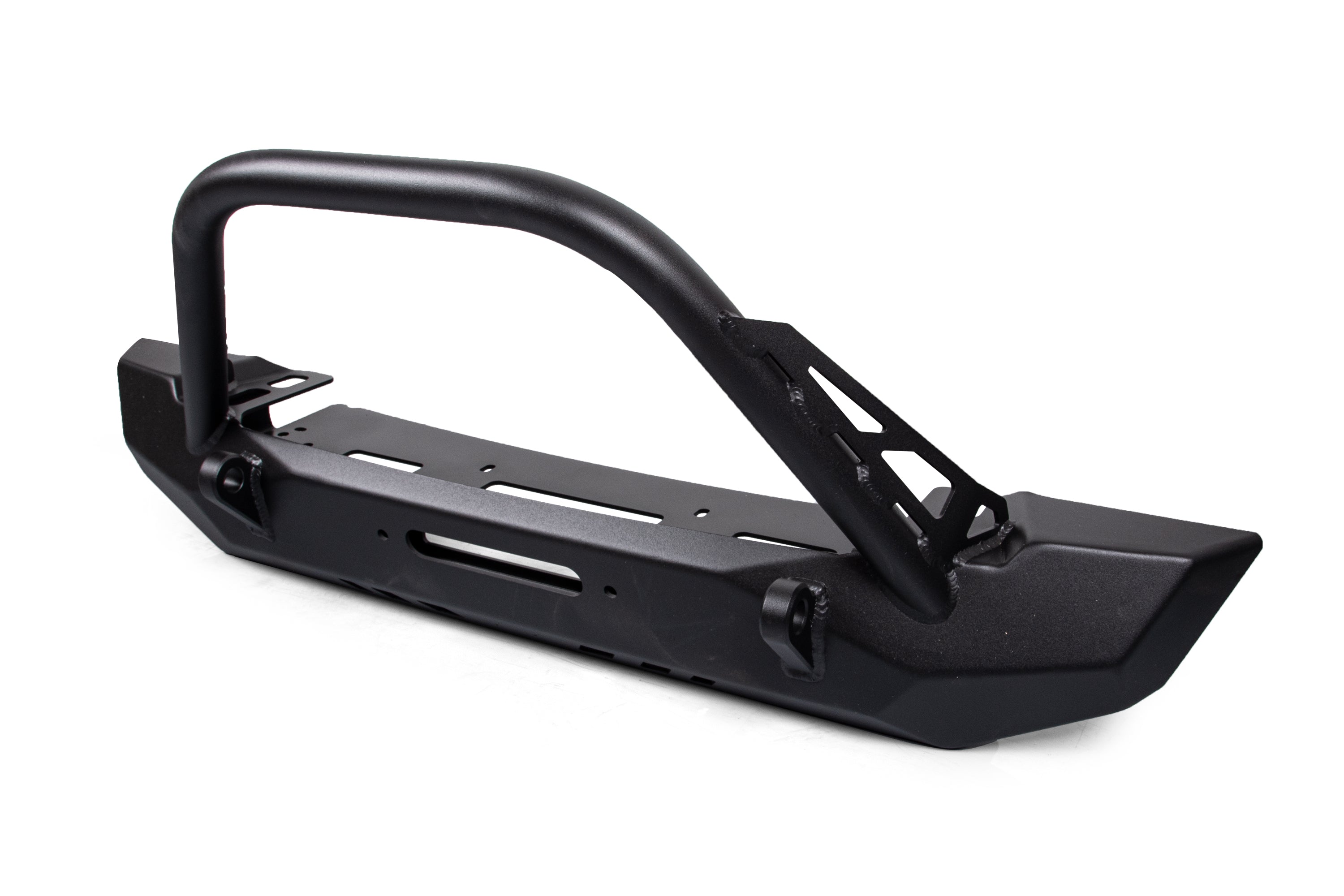 Pyro Mid-Width Front Bumper with Flat Top Stinger | Jeep Wrangler CJ/YJ/TJ -2