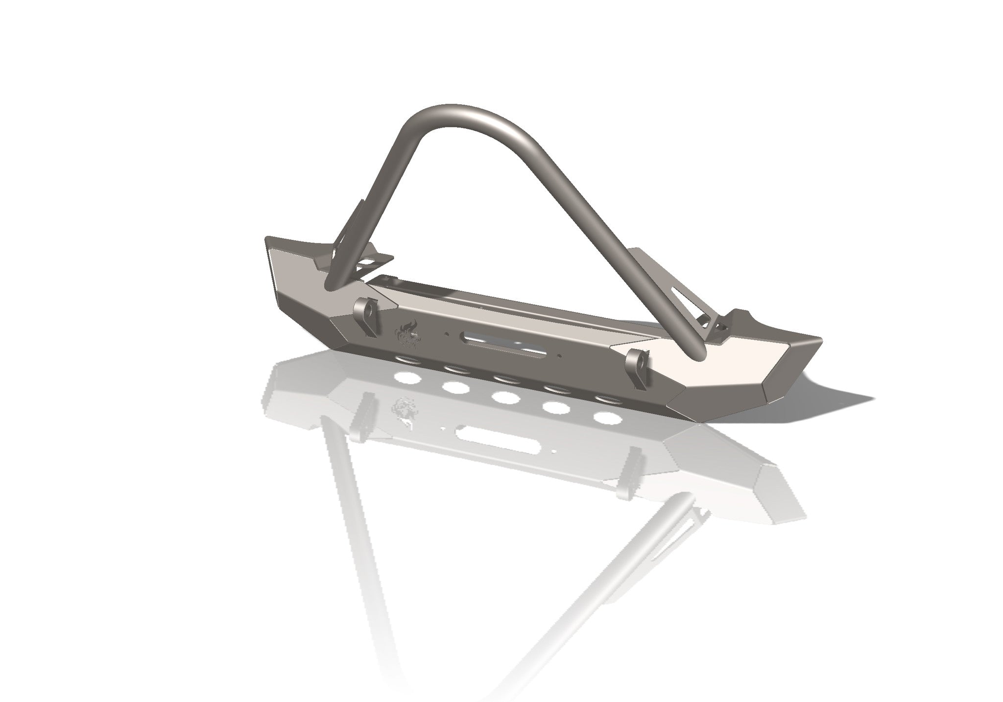 Pyro Mid-Width Front Bumper w/ Stinger | Jeep Wrangler CJ/YJ/TJ -1