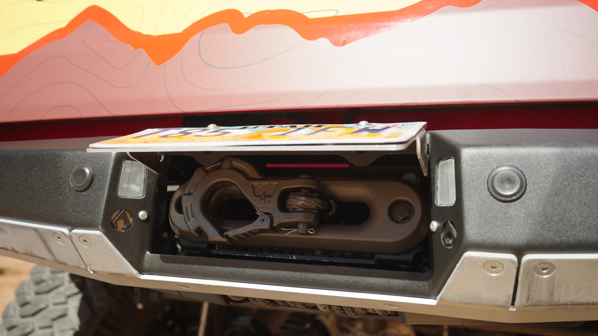 Artec No-Cut Gladiator Bumper Fairlead Mount