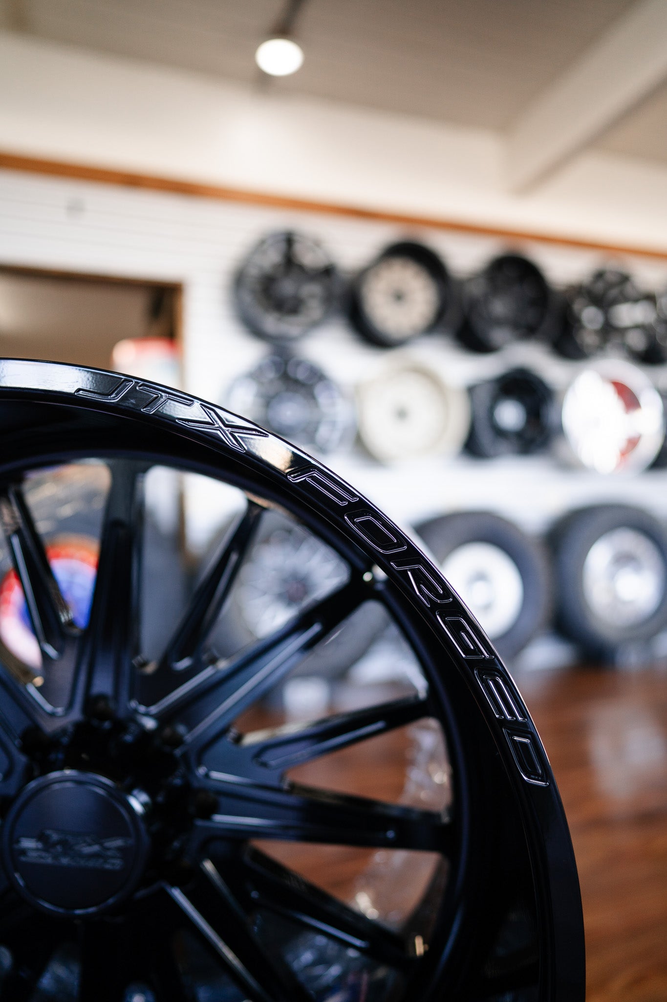 JTX Forged Wheels Chrono Series 28x14 "Black Out" Customs Set Of 4 -2