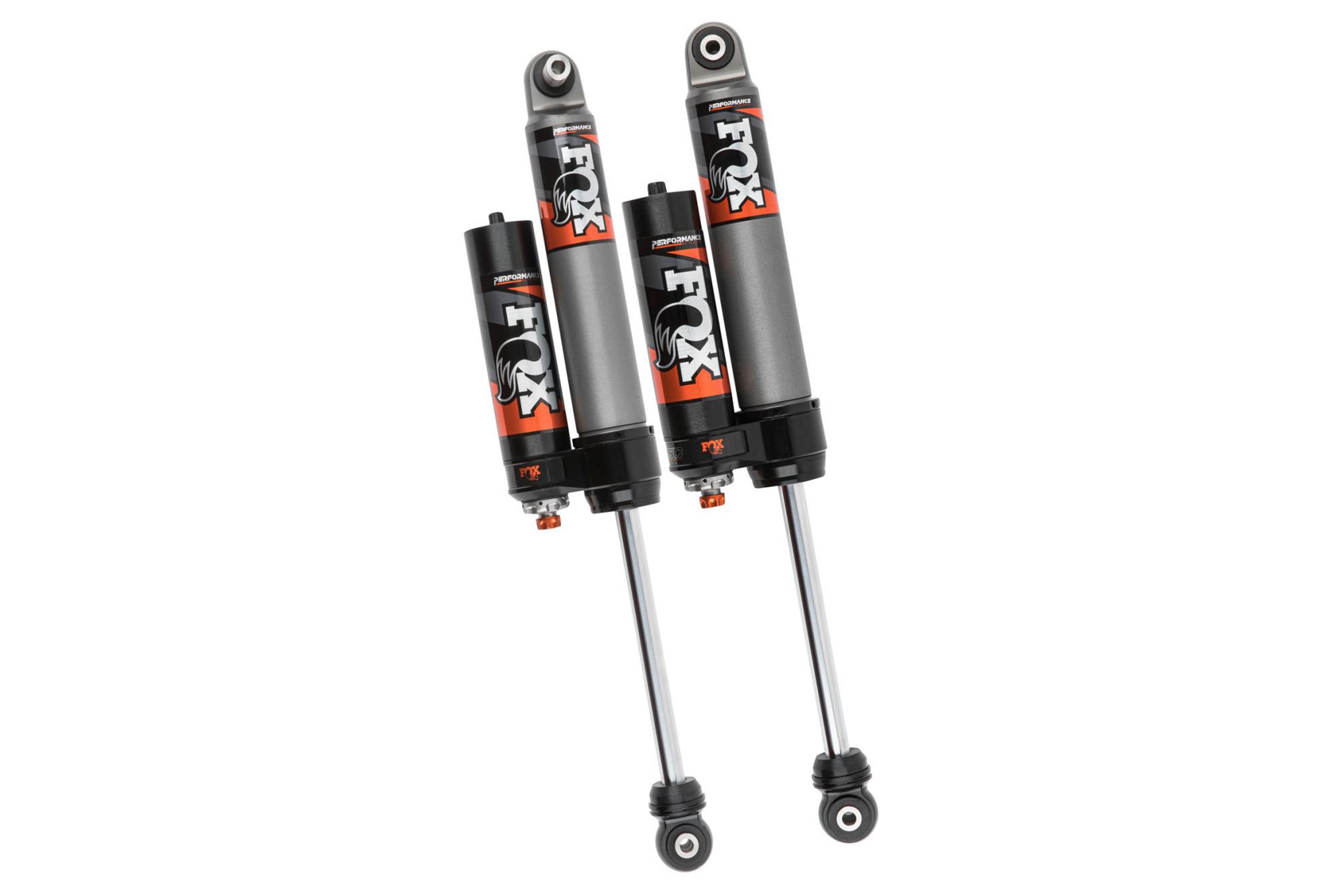 FOX 2.5 Reservoir Rear Shocks Adjustable | Performance Elite | 3.5" - 4" Lift | Wrangler JL -1