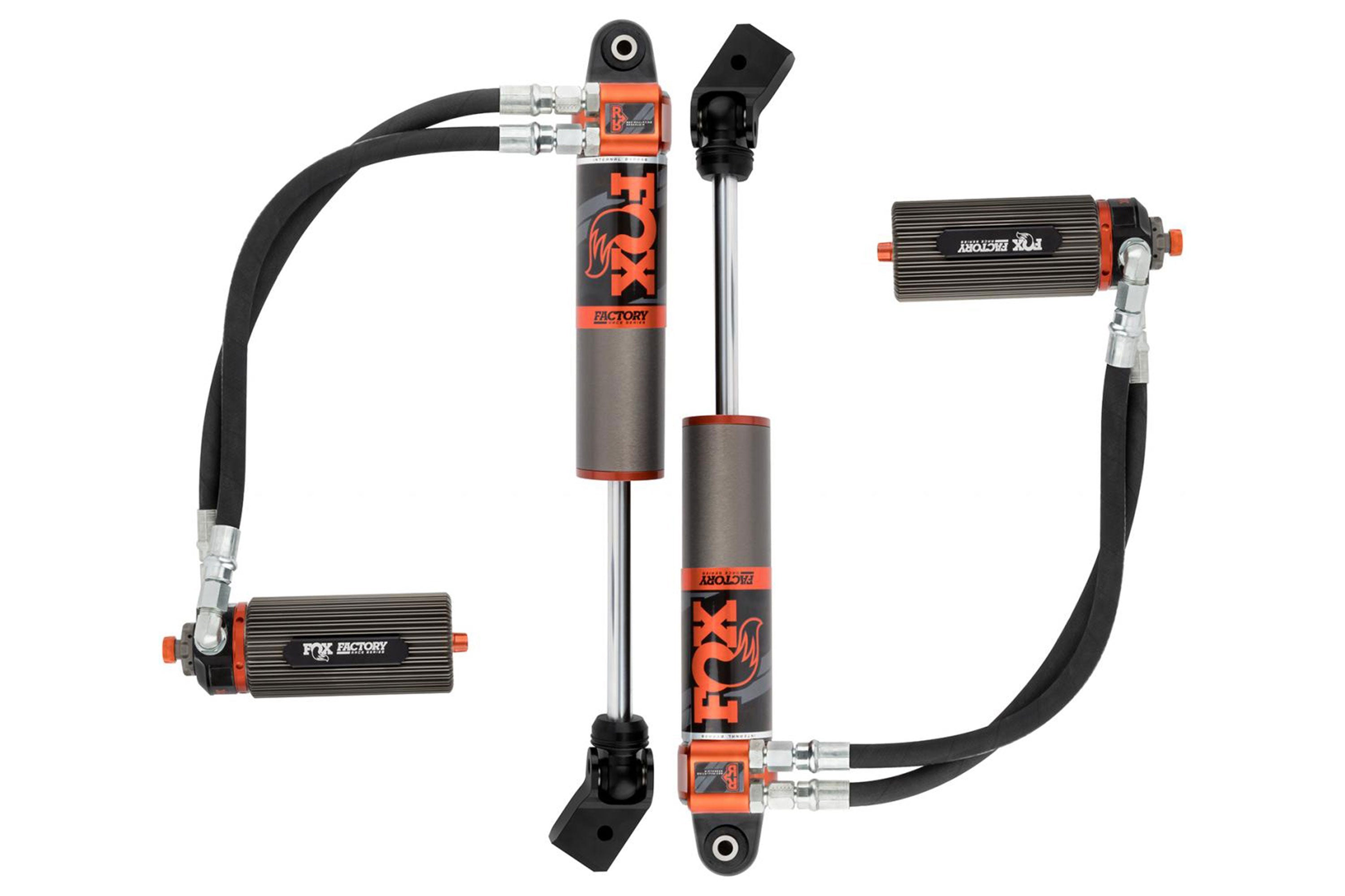 FOX 3.0 Reservoir Front Shocks Adjustable | Factory Race Series Internal Bypass | 2-3" Lift | Wrangler JL -1
