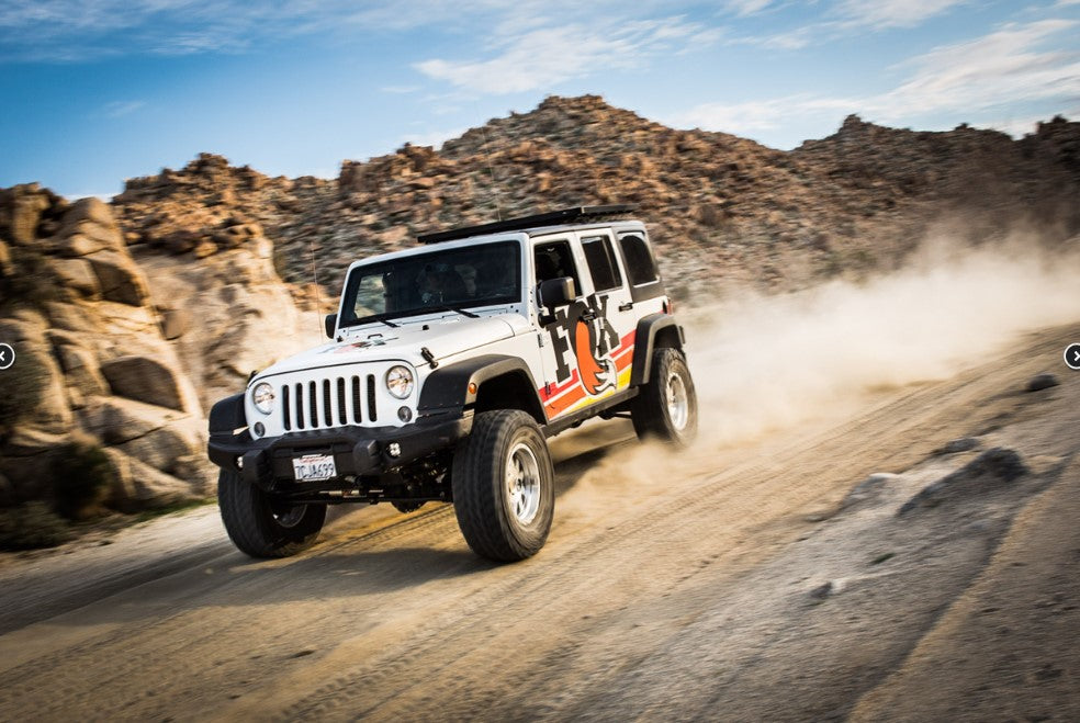 FOX 2.5 Front Shocks w/ DSC Reservoir | 4.5-6 Inch Lift | Performance Elite Series | Jeep Wrangler JK (07-18)