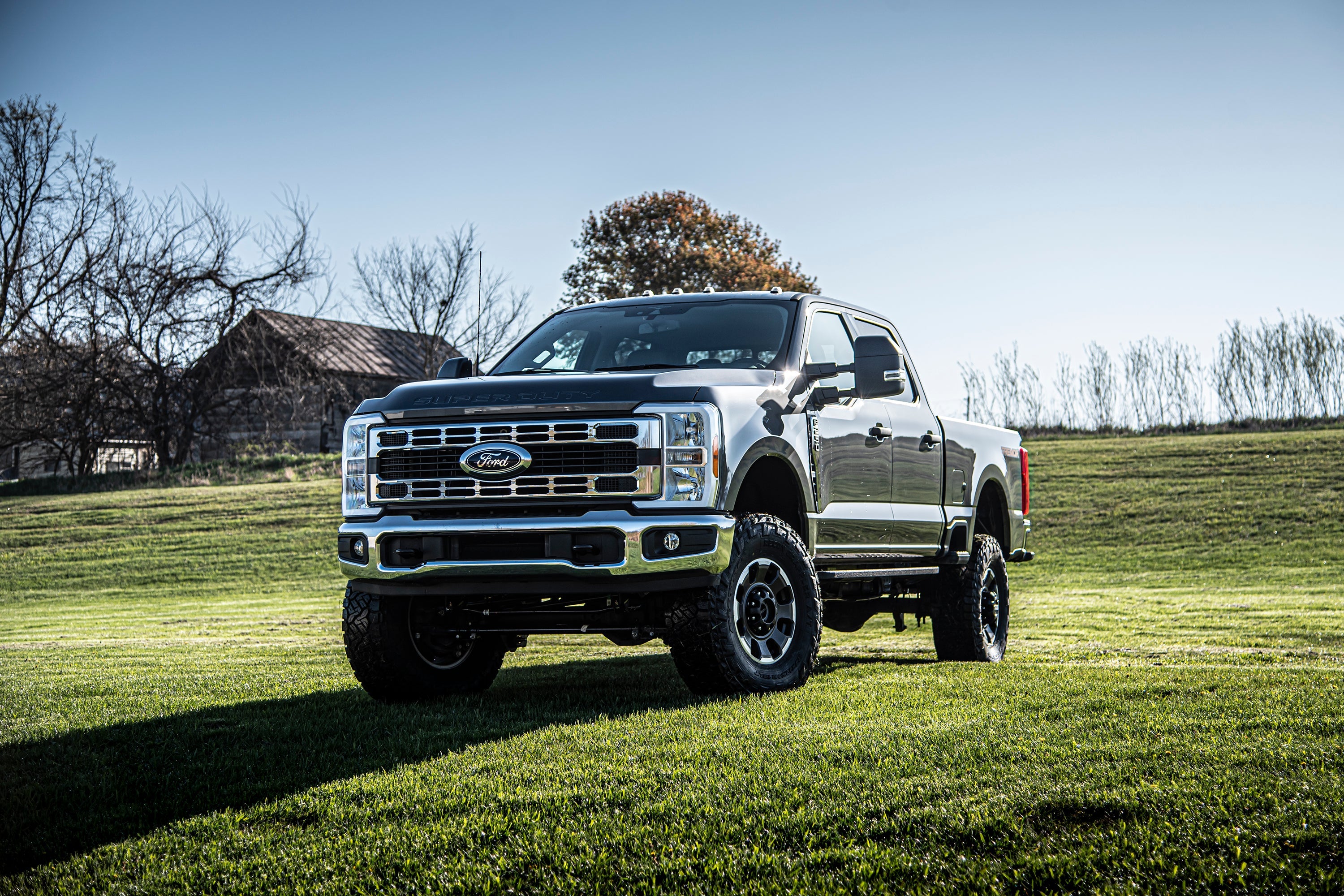 5 Inch Lift Kit w/ 4-Link | Ford F250/F350 Super Duty (23-25) 4WD | Gas