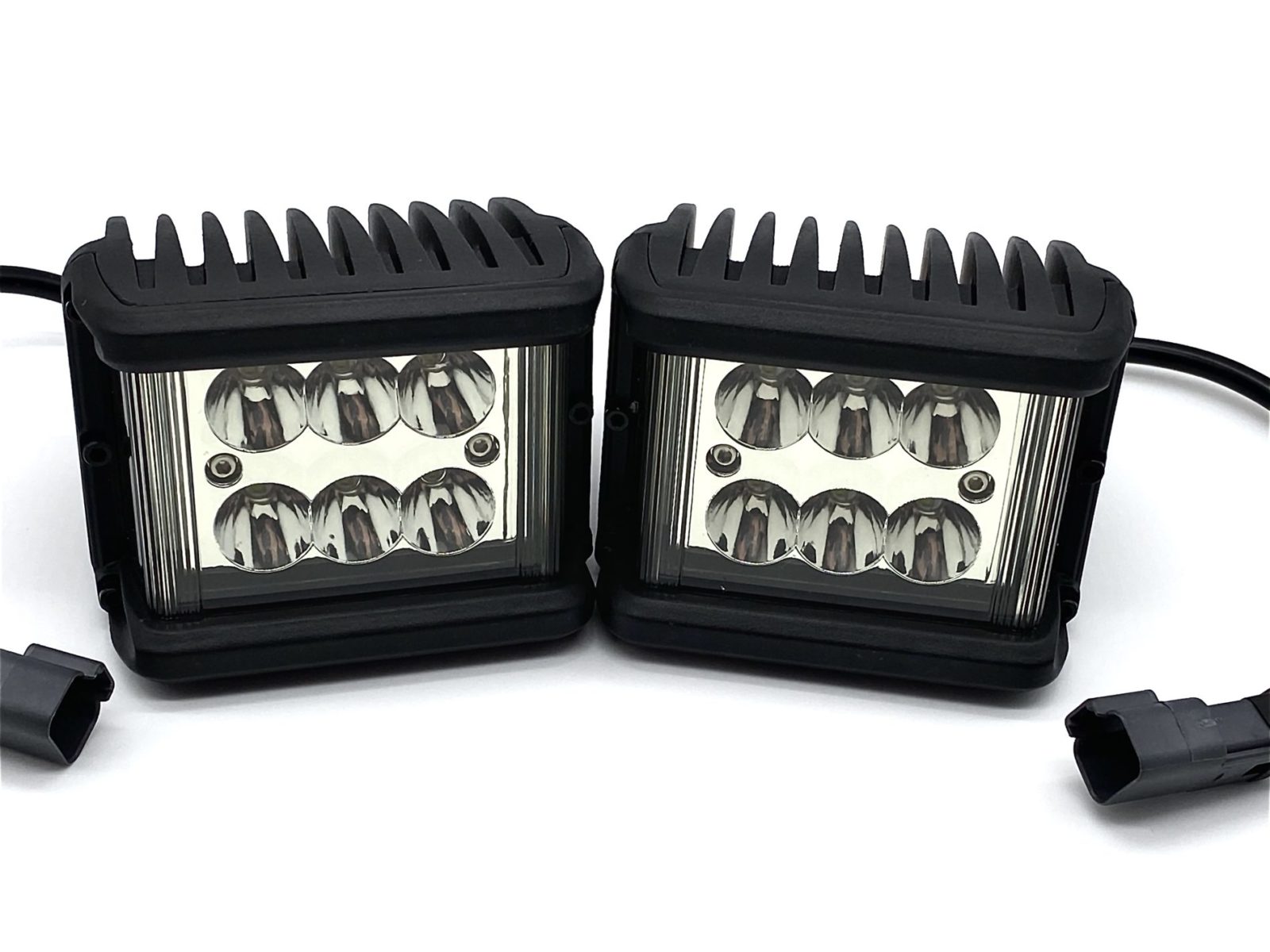 Code 4 LED 4 inch 60 watt Pod with side shooters (C4-W-0360S-SS)