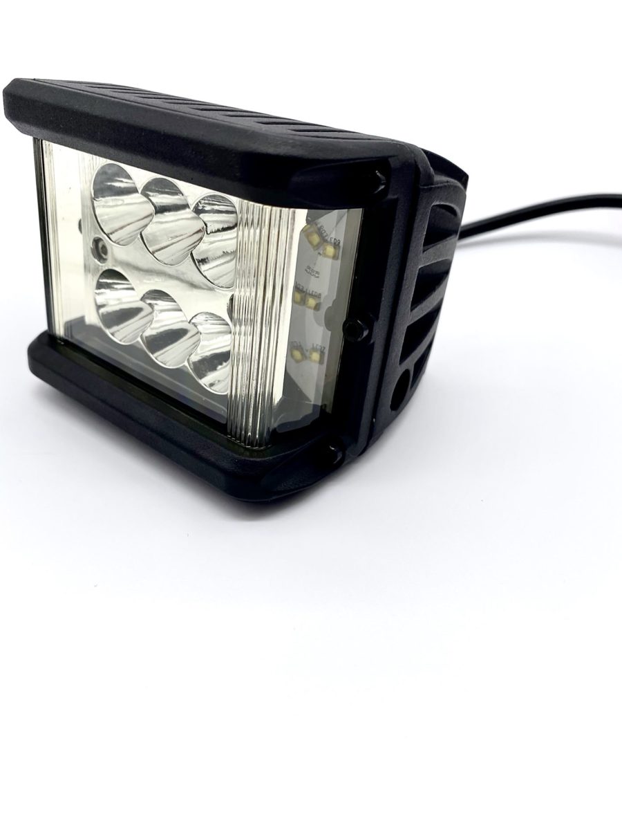 Code 4 LED 4 inch 60 watt Pod with side shooters (C4-W-0360S-SS)