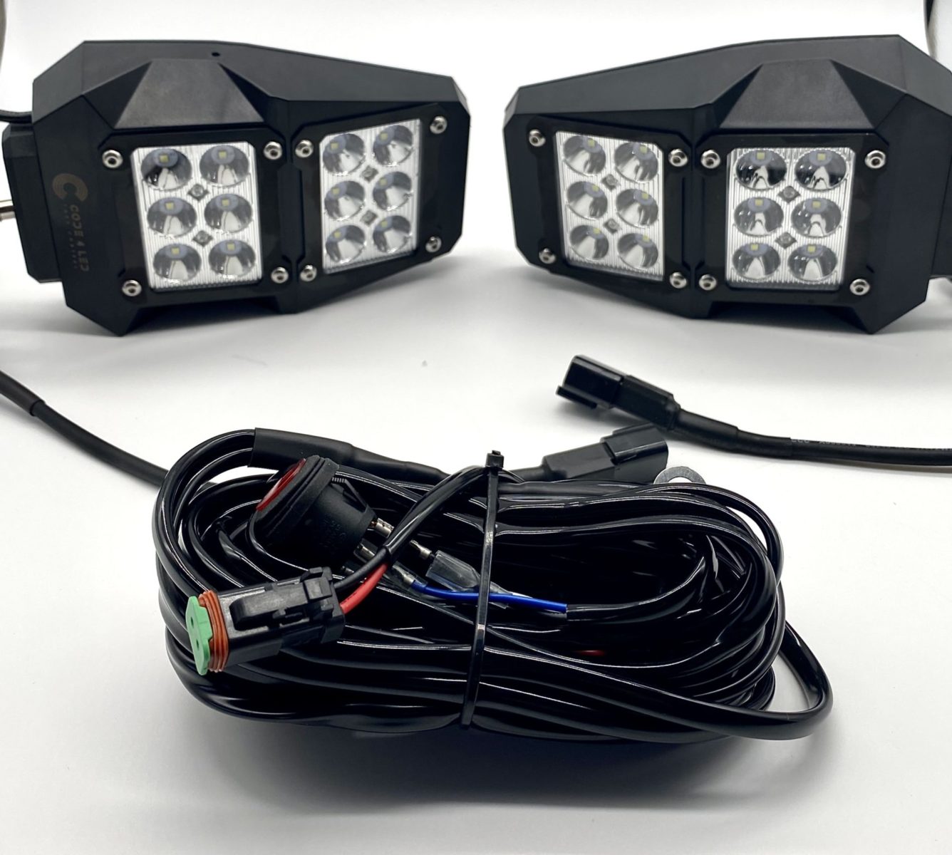 Code 4 LED Supply Universal Side Mirrors (C4-511U-DLM) -1