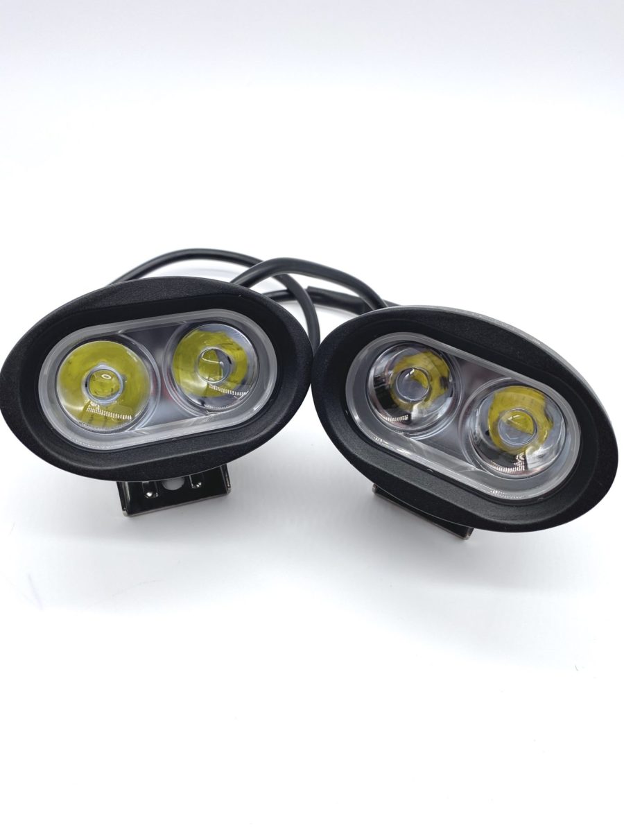 Code 4 LED "Wall-E" Pod Light (C4-W-430OV-W) - Clear -1