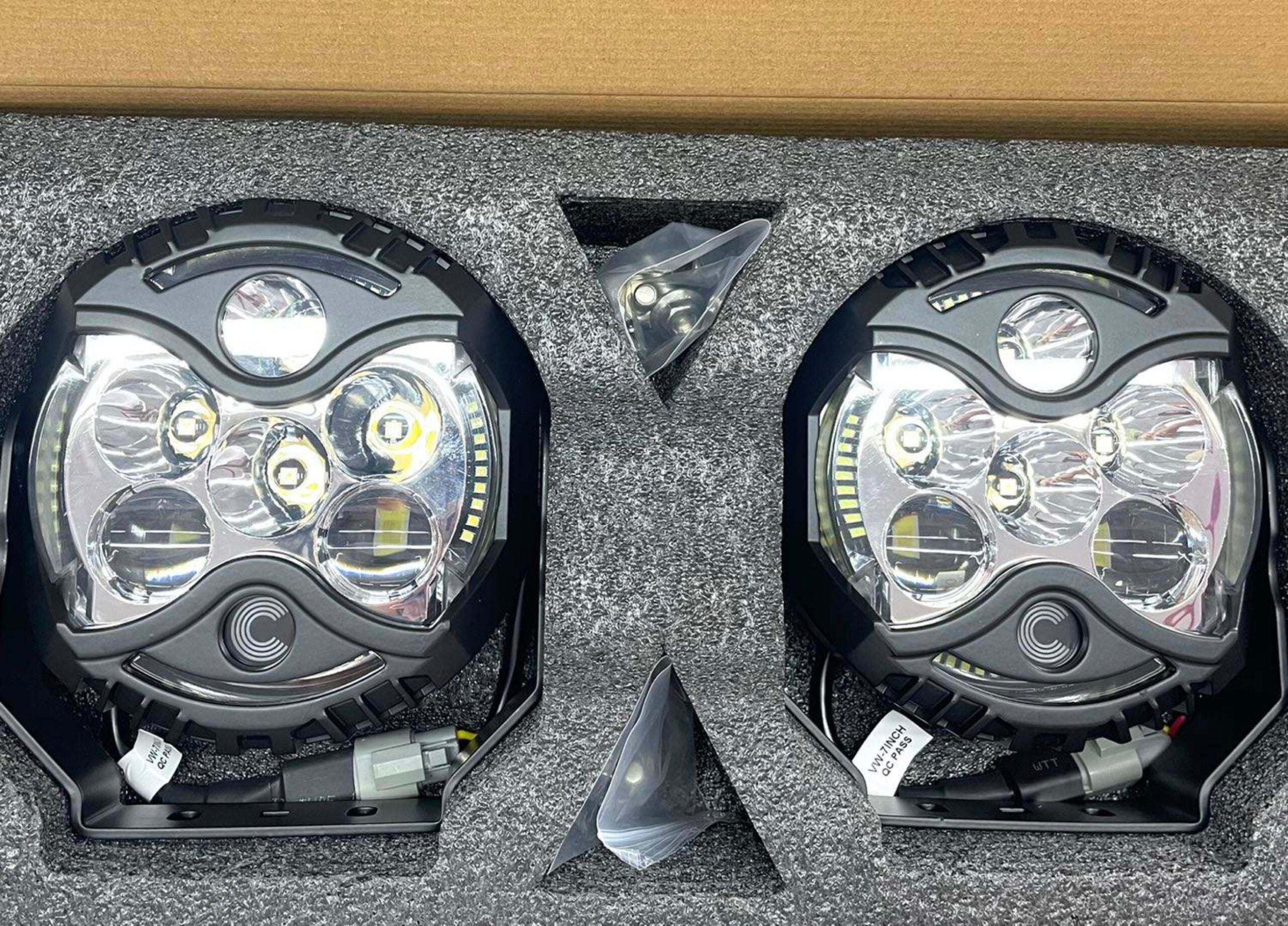 Code 4 LED Owl Light - 7 Inch Clear -1