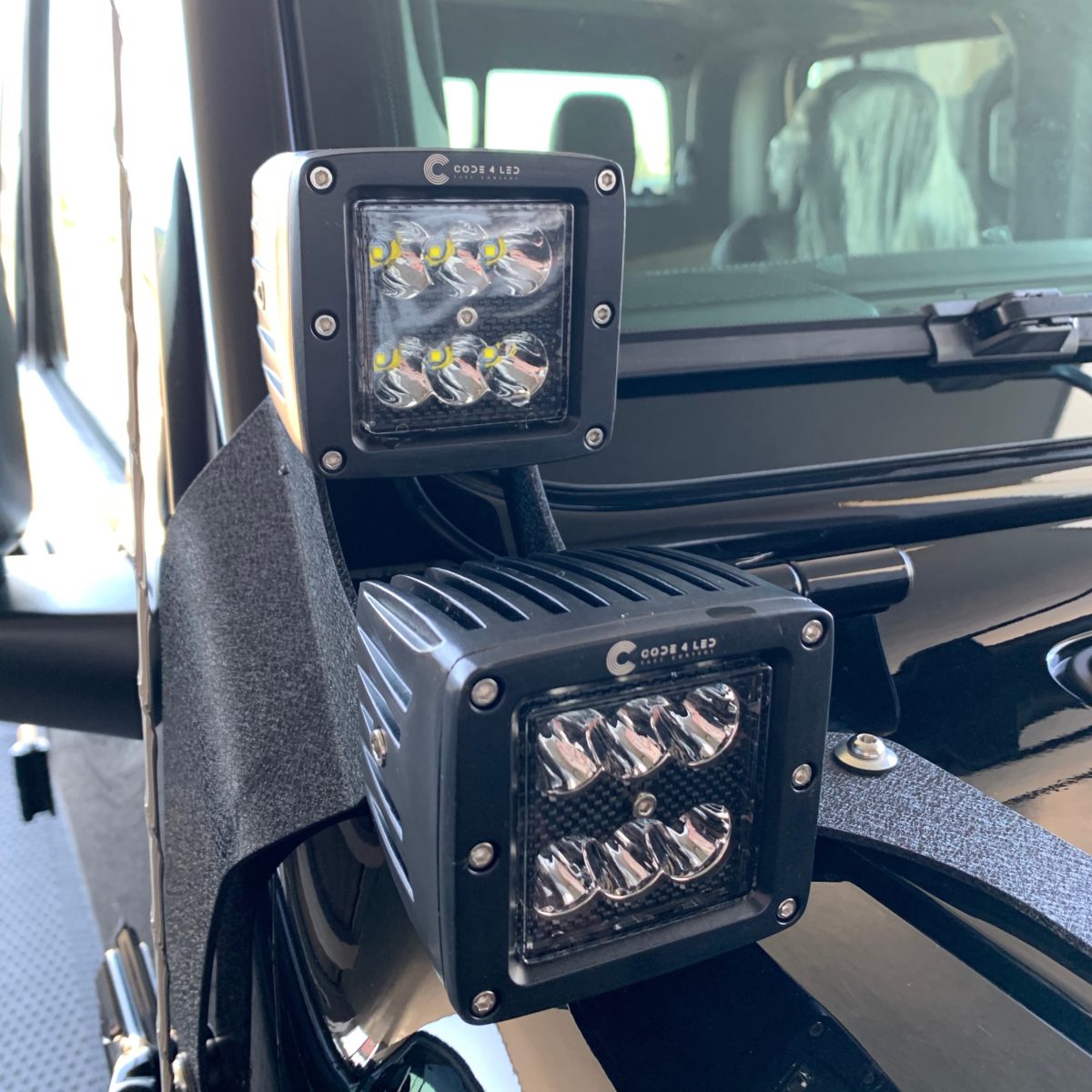 Code 4 LED Supply JL A Pillar Pod Light Kit (C4-JL4POD-PK)