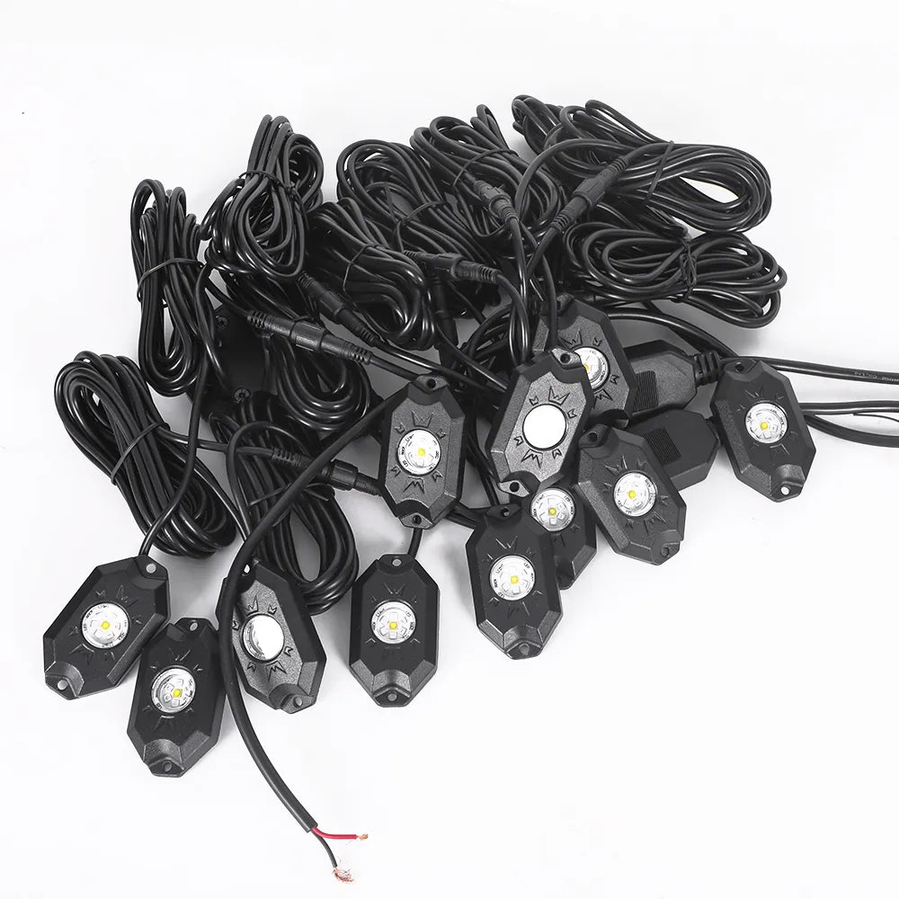 Code 4 LED RGBW Rock Lights (C4-RKL12-RGBW) - 12 -1