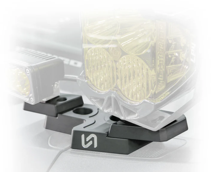 Turn Offroad Ford Bronco Billet Mirror Light Mount -2