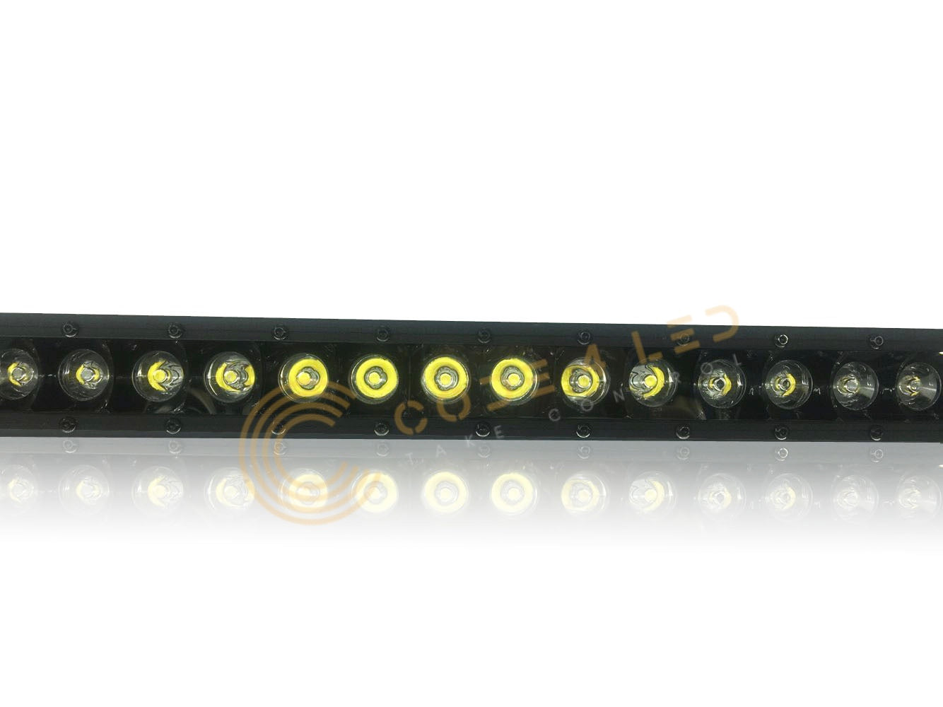 Code 4 LED Supply Single Row Stealth 42 inch 210 watt Curved Light Bar (C4-SST-42210-CRV)