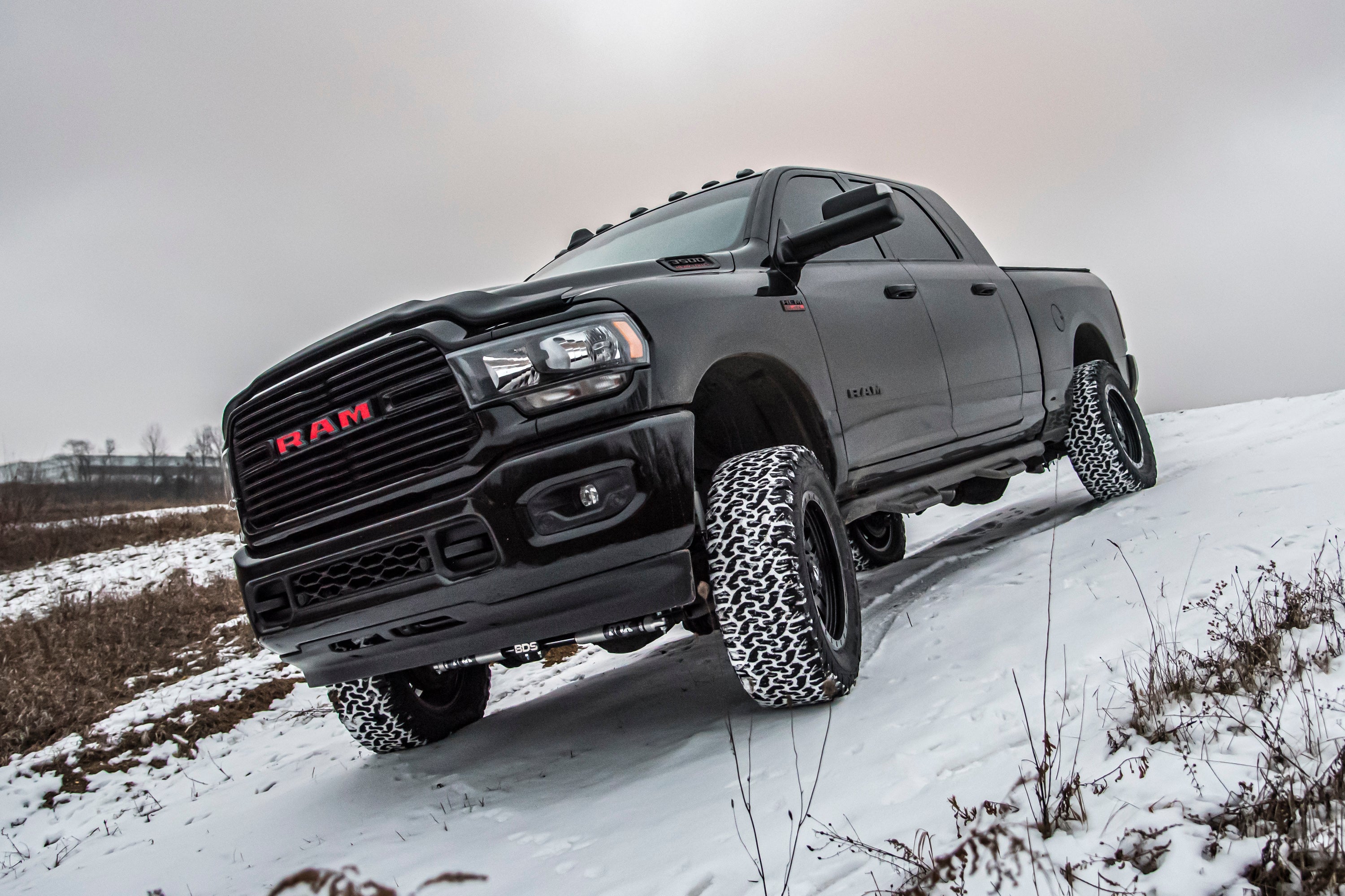 4 Inch Lift Kit w/ Radius Arm | 3 Inch Rear Block | Ram 3500 (19-24) 4WD | Diesel -3