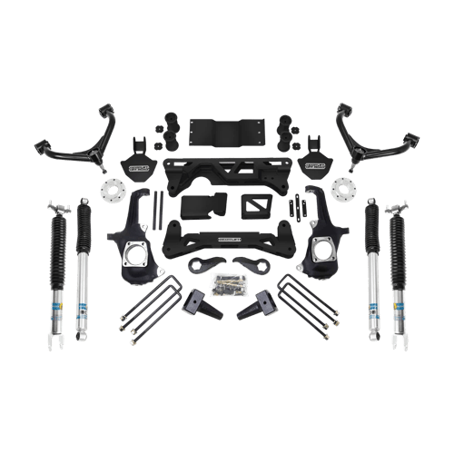 ReadyLift 7-8" Lift Kit Chevy GMC Silverado Sierra HD W Bilstein Shocks 11-19