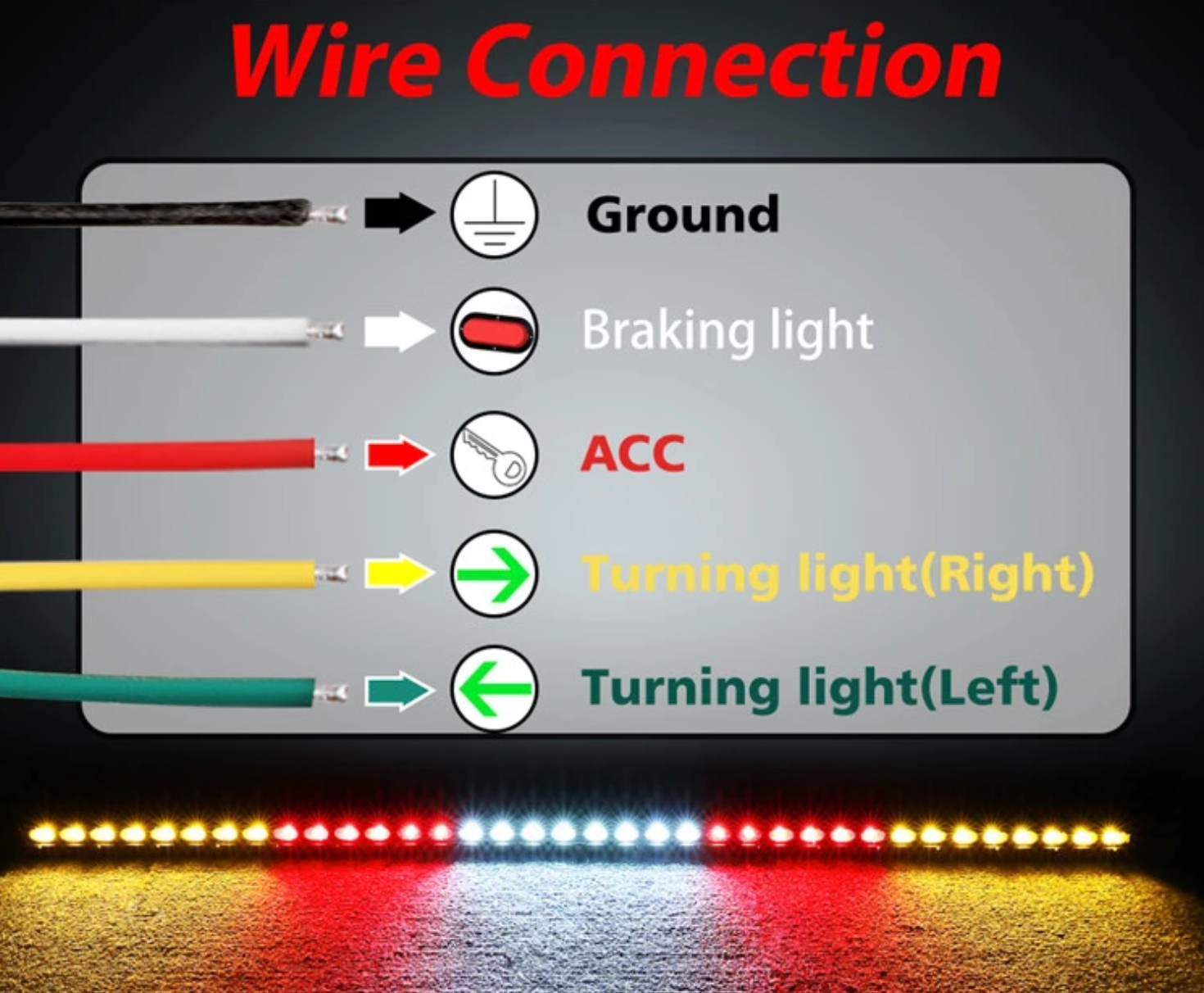 Code 4 LED 31 inch LED Chase Bar -4