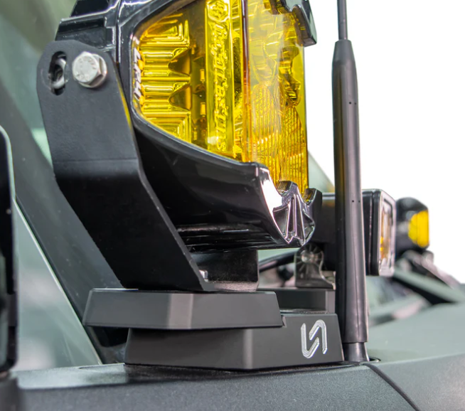 Turn Offroad Ford Bronco Billet Mirror Light Mount -1