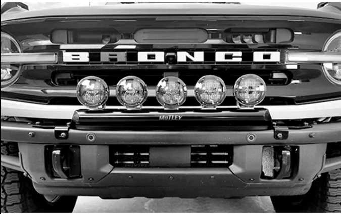 MoTLEY Over Bumper Light Rail, 25-3/16 Inches -3