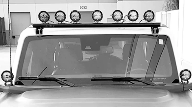 MoTLEY Overhead Light Rail, 47-7/8 Inches -3