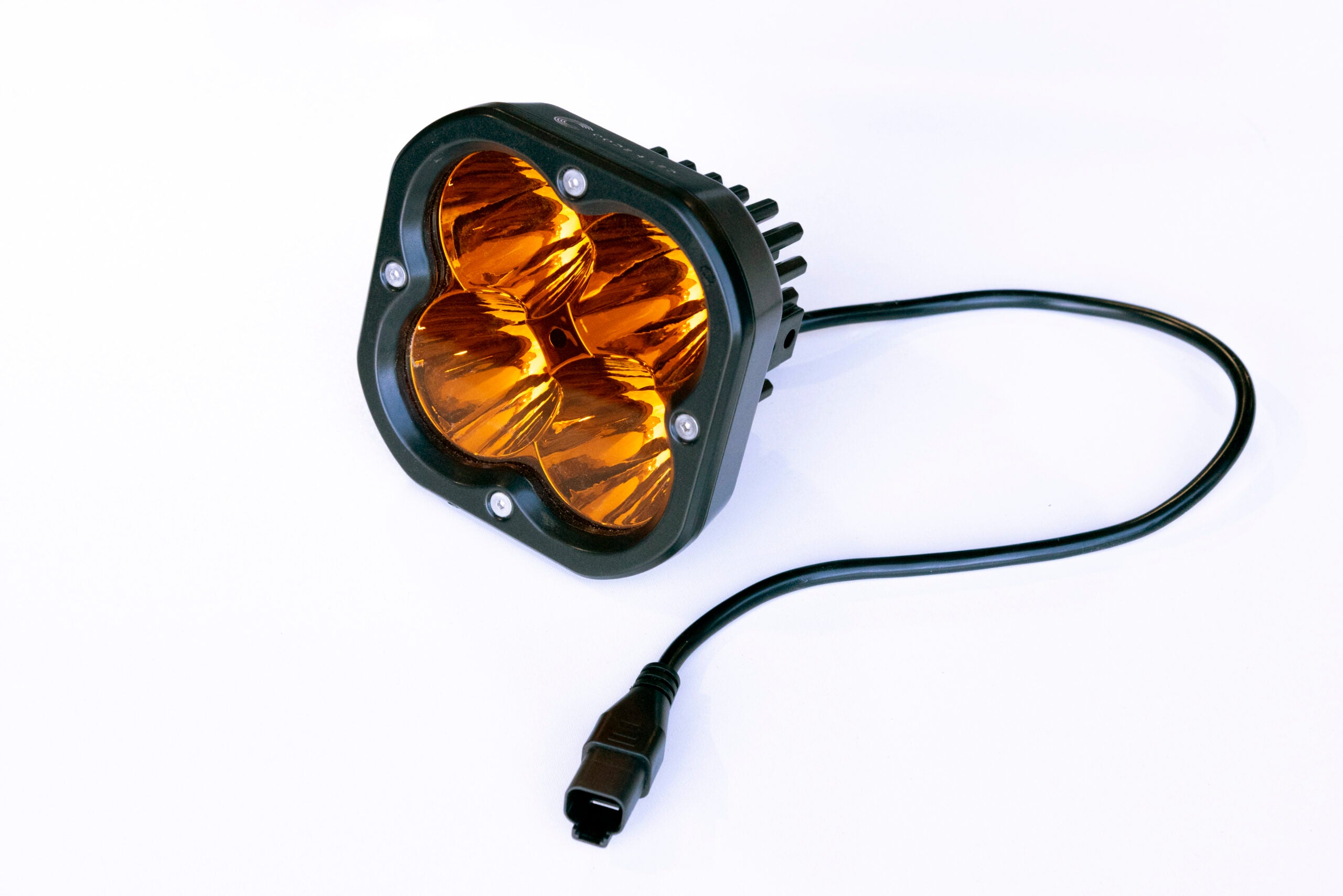 Code 4 LED 5 inch 80 watt Amber Pod light, Spot pattern (C4-W-0580-SA)