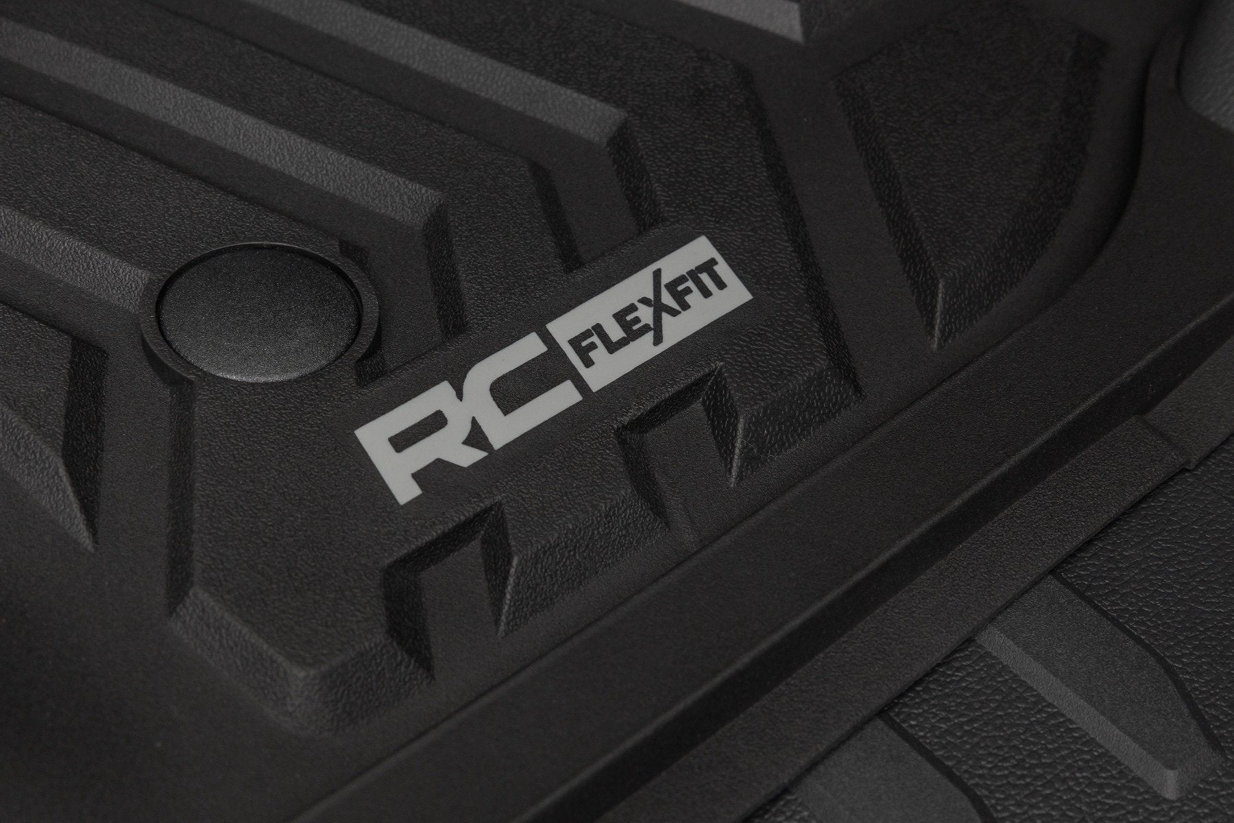 Rough Country Flex-Fit Floor Mats Front for Ford F250/F350 Super Duty 17-25 FF-5171