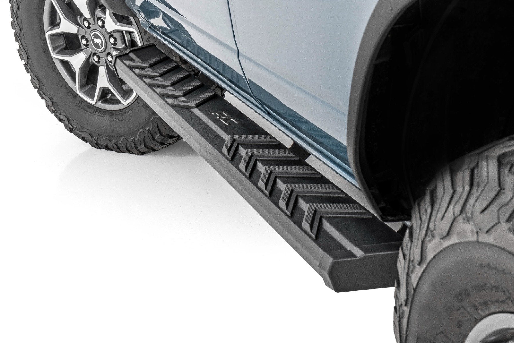 Rough Country BA2 Running Boards | Side Step Bars | 4-Door | for Ford Bronco 4WD (2021-2025) 41007A