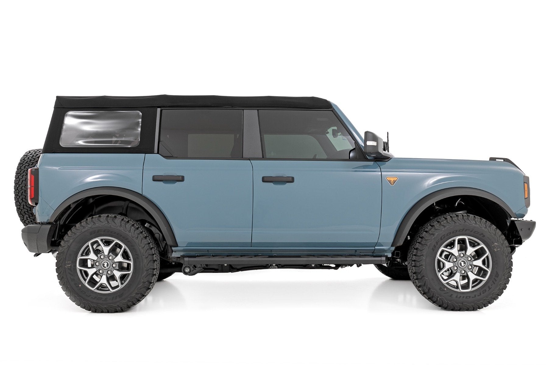 Rough Country BA2 Running Boards | Side Step Bars | 4-Door | for Ford Bronco 4WD (2021-2025) 41007A