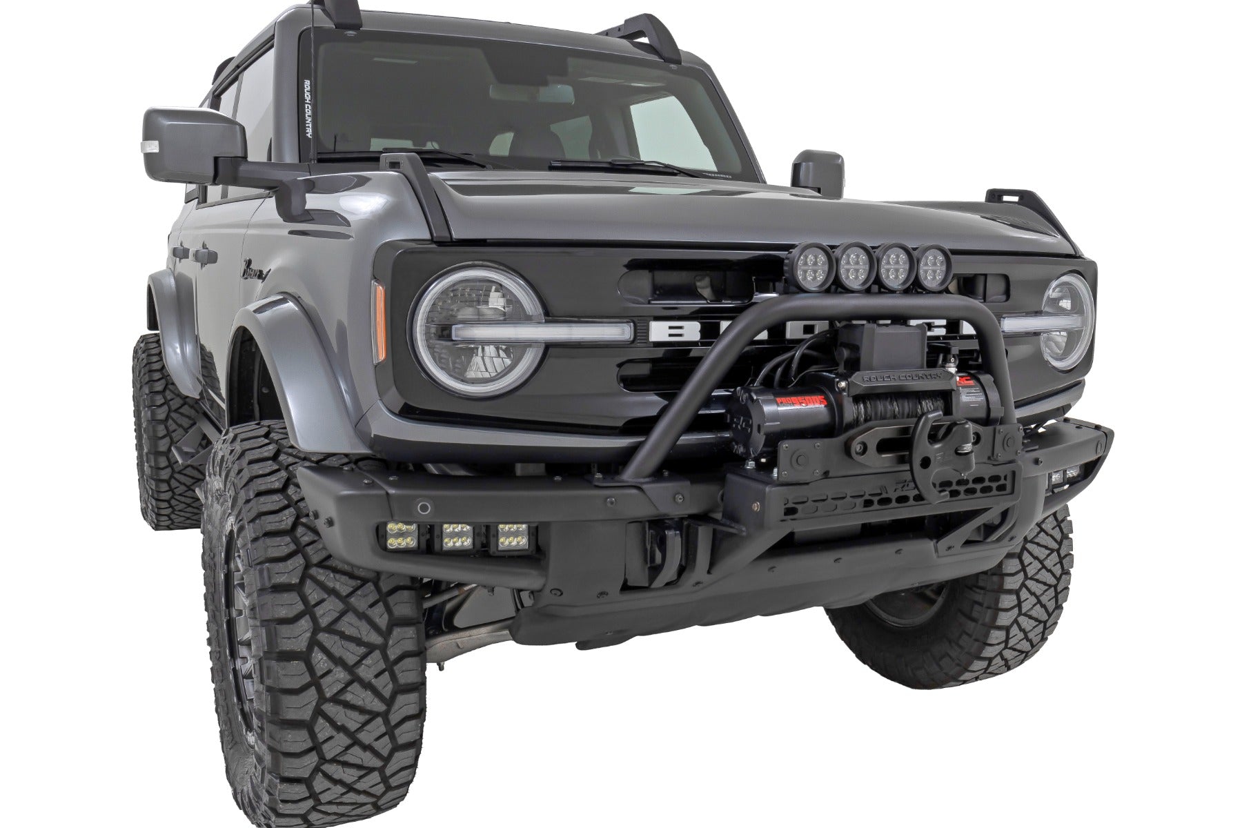 Safari Bar 3.5" Round LED OE Modular Steel Ford Bronco21-23 51111
