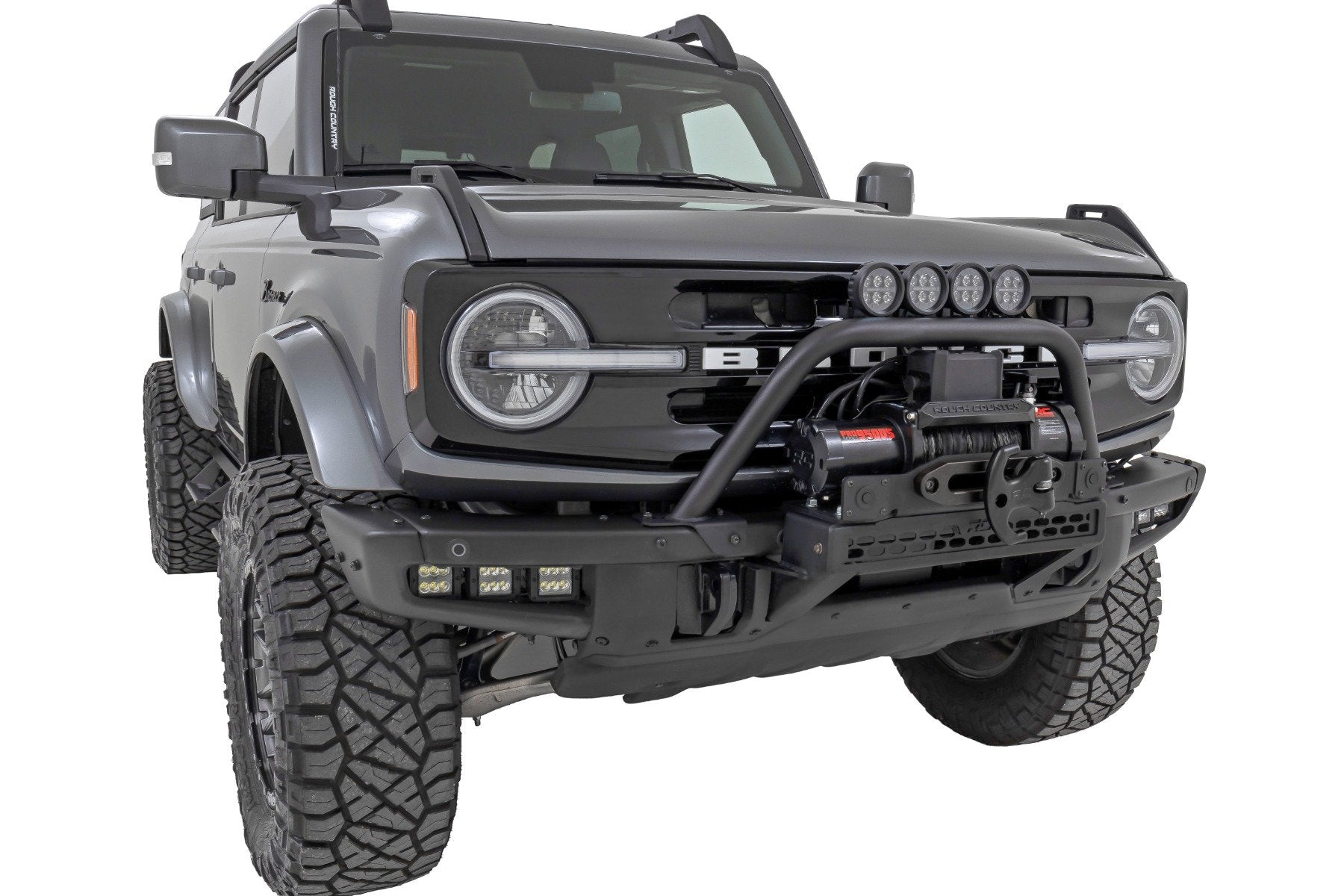 Safari Bar 3.5" Round LED OE Modular Steel Ford Bronco21-23 51112