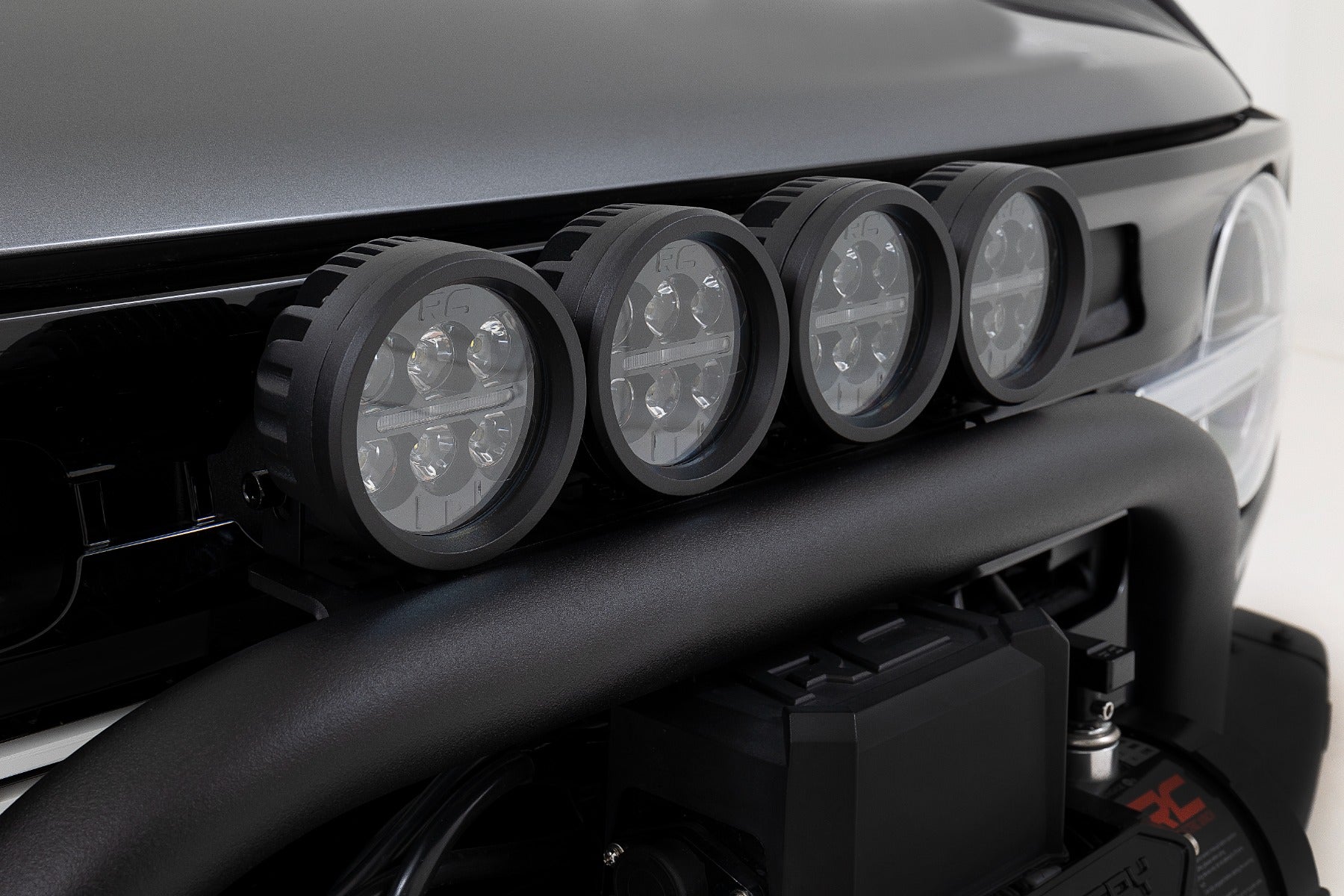 12" LED Light Bar Black Dual Row Ford Bronco OE Modular Steel