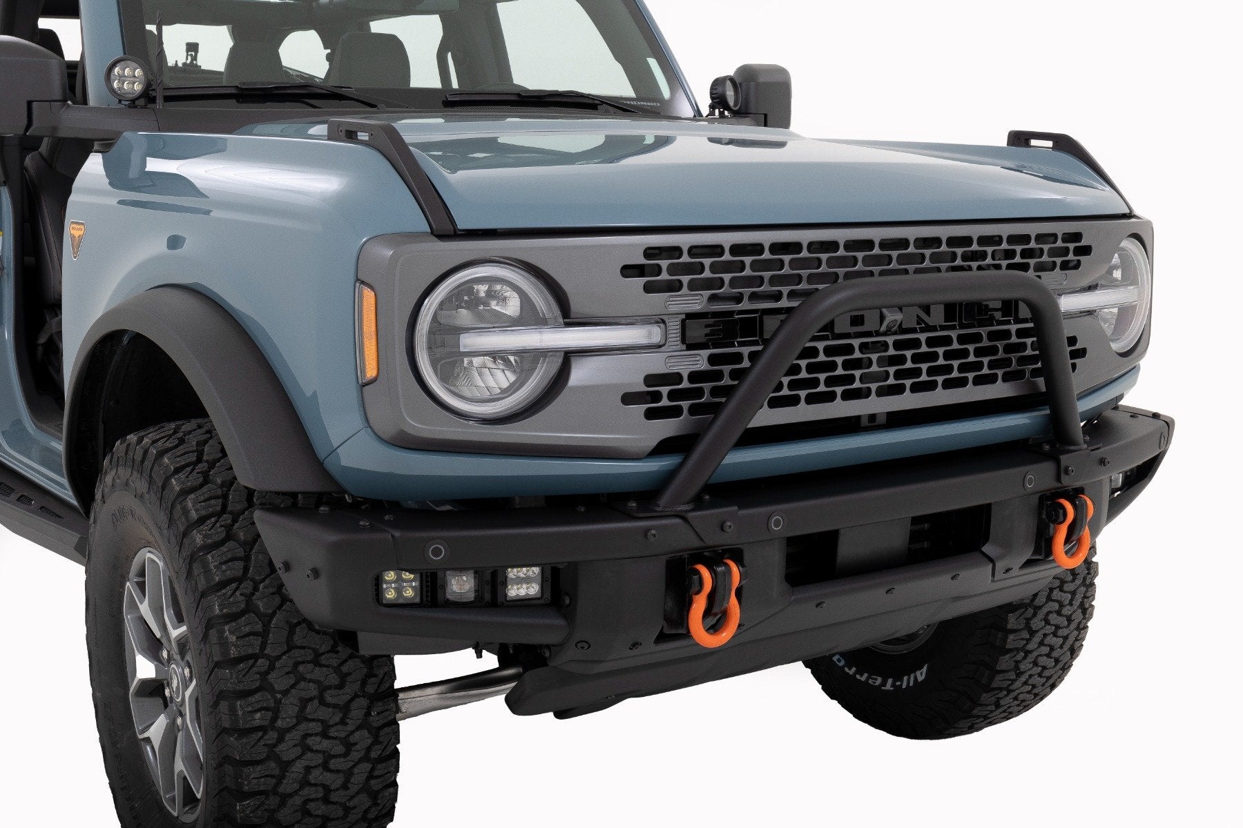 12" LED Light Bar Black Dual Row Ford Bronco OE Modular Steel