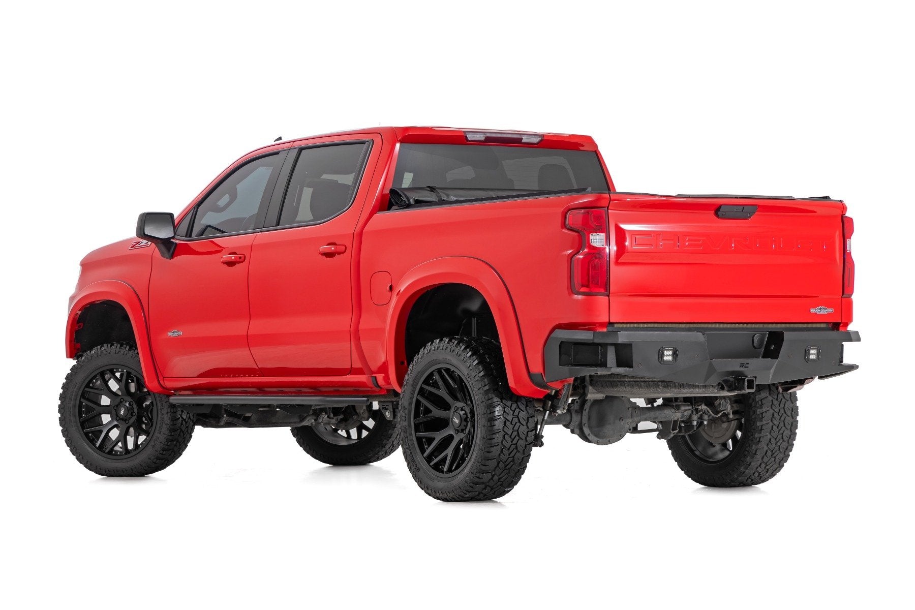 Rough Country OV2 Running Boards Side Step Crew Cab Chevy/GMC 1500/2500HD 19-24 14009