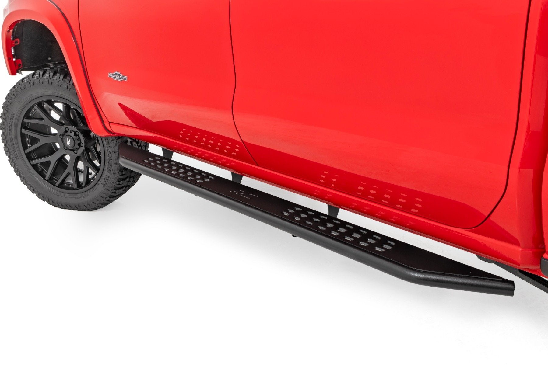 Rough Country HD2 Alum Running Boards Ext Cab Chevy/GMC 1500/2500HD/3500HD 07-19 14008