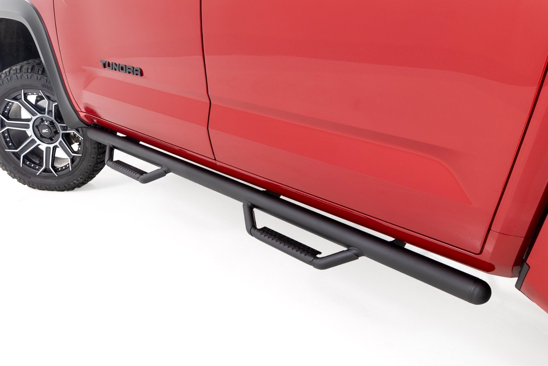 Rough Country Nerf Steps | Cab Length | Crew Max | for Toyota Tundra 2WD/4WD (2022-2025) 72002B