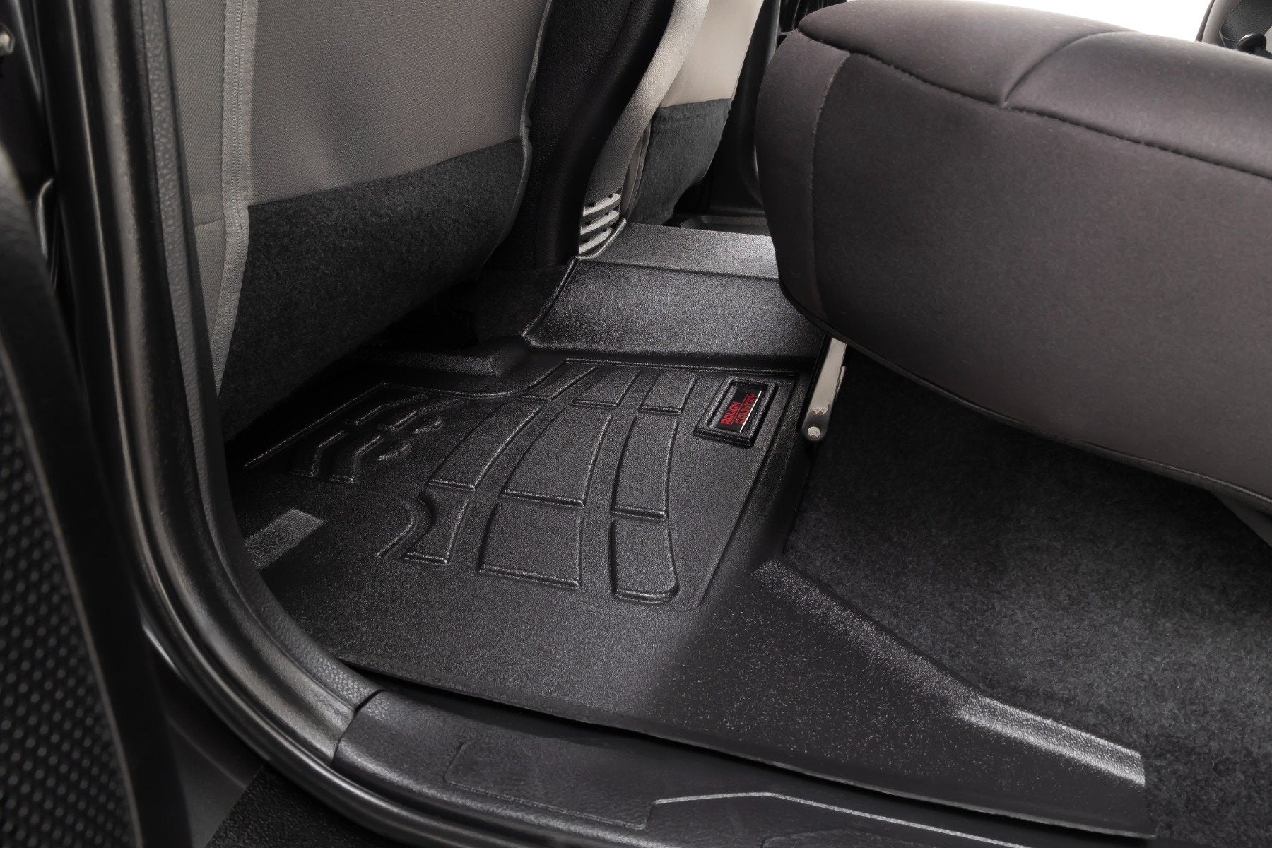 Rough Country Sure-Fit Floor Mats Front & Rear for Toyota Tacoma 16-23 SM71216