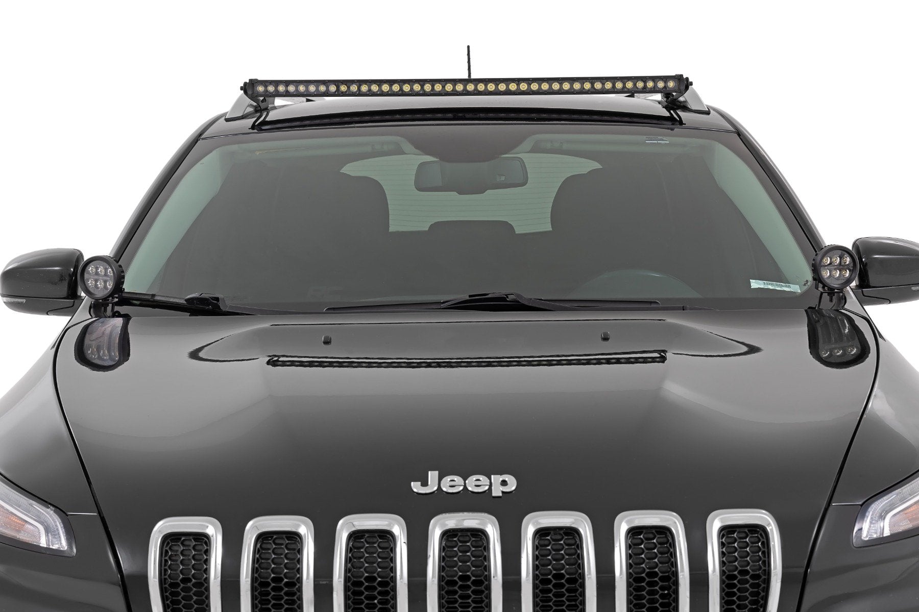 Rough Country LED Light Kit Ditch Mount 3" OSRAM Wide Jeep KL 14-21 70082
