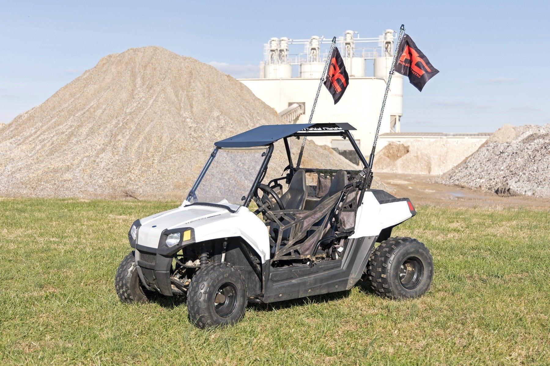 Rough Country LED Whip Light Bed Mount Kit Polaris 12-20 RZR 170 EFI 93086