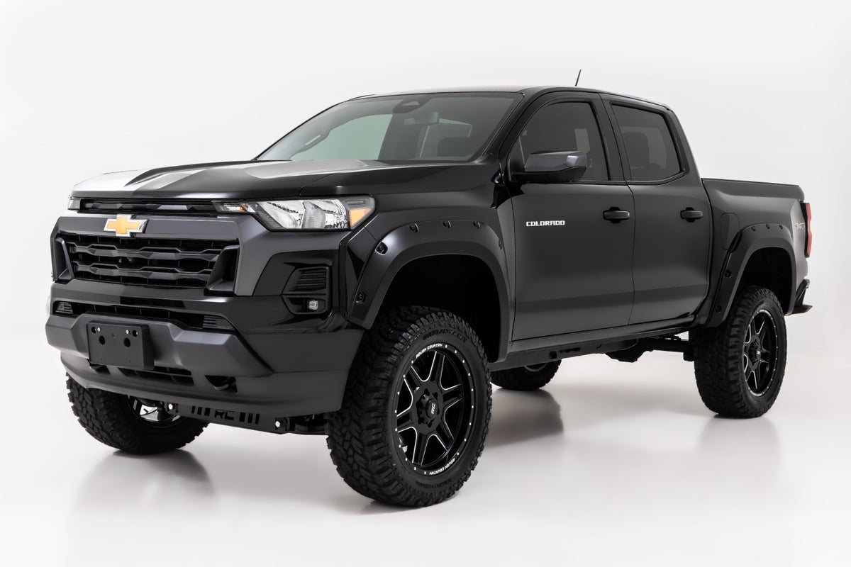 Rough Country Pocket Fender Flares | G42 White Sands | Chevy Colorado 2023-2026 F-C12311-G42