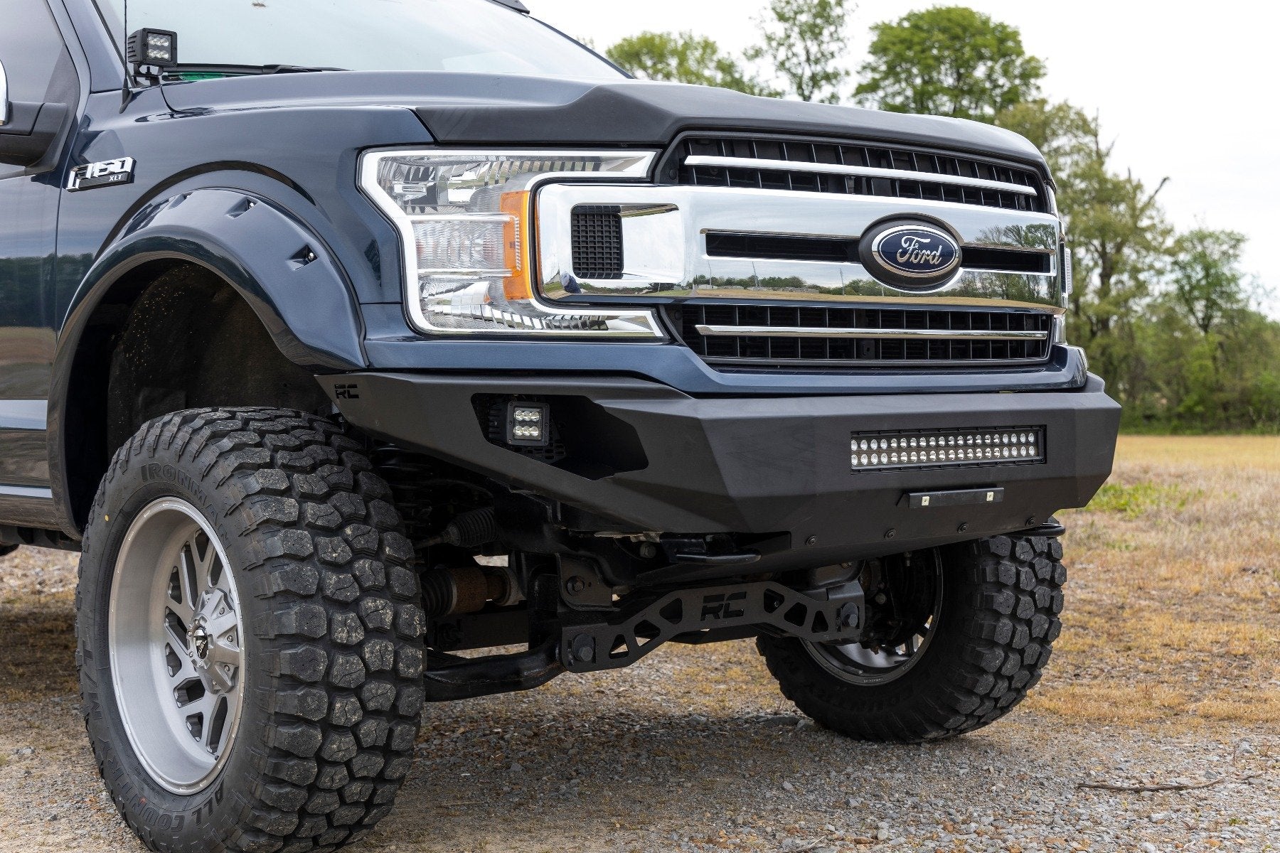 Rough Country Ford Front High Clearance LED Bumper 18-20 F-150 10756A