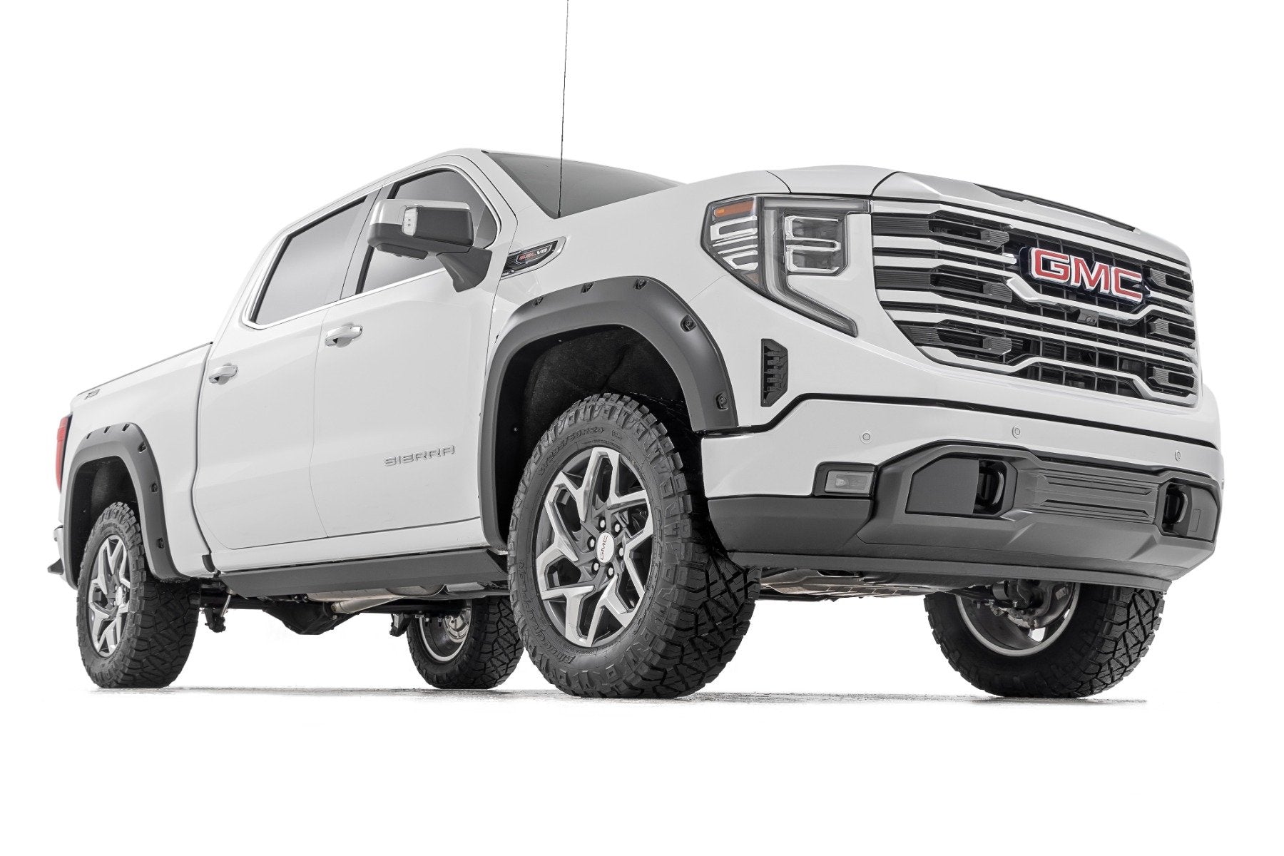 Rough Country Pocket Fender Flare GMC Sierra 1500 19-25 Silver F-C11950A-GAN