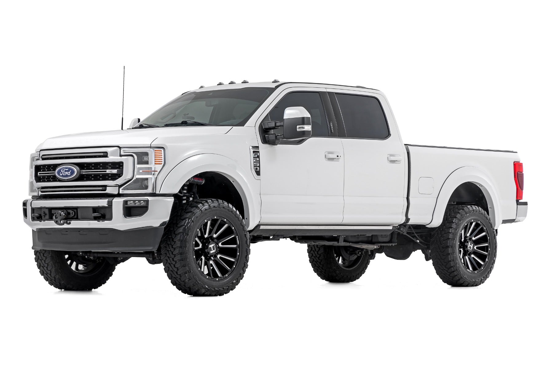 Rough Country Fender Flares | Sport | TB Lithium Gray | for Ford F-250/F-350 Super Duty (17-22)